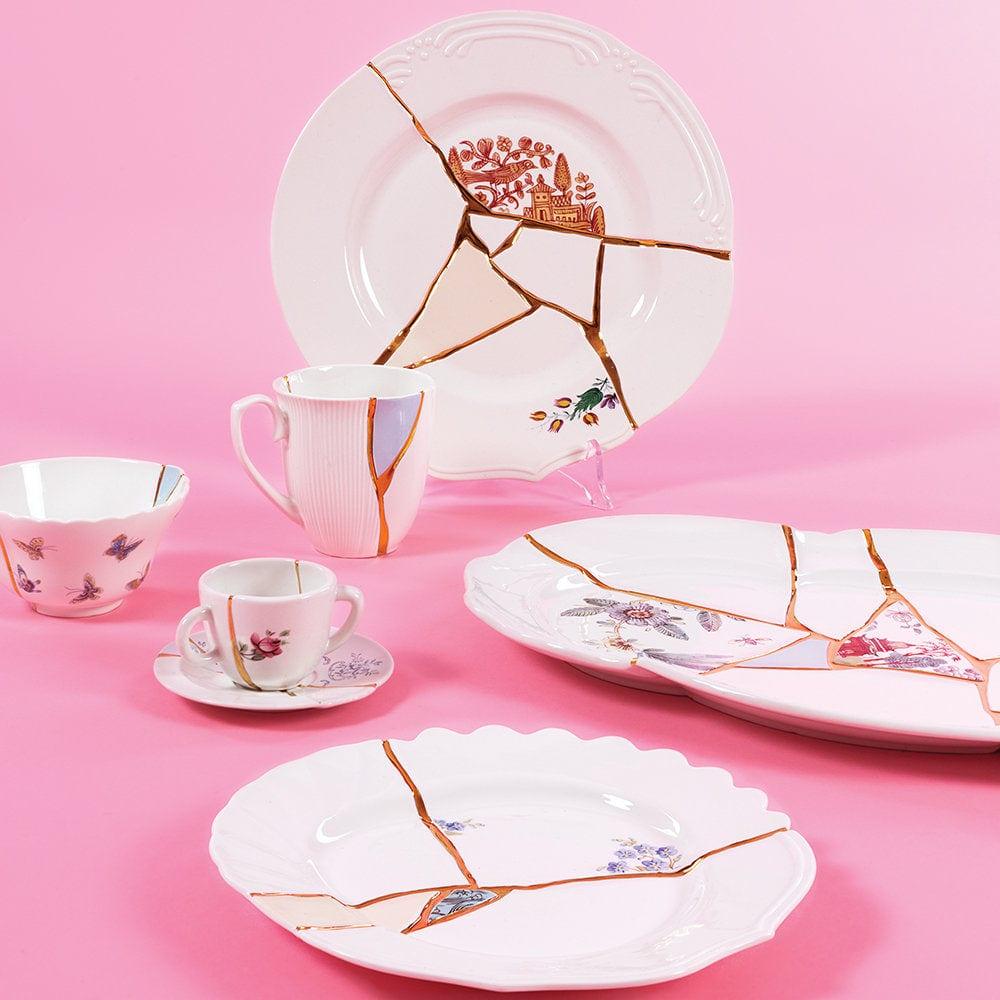 Miska sałatkowa KINTSUGI #2 porcelanowy Seletti Eye on Design