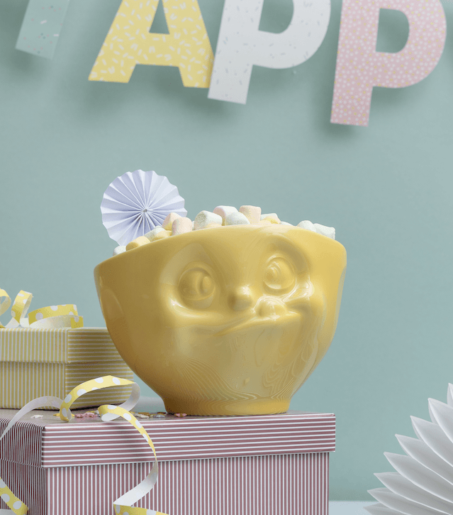 Miska TASTY żółty z białym wnętrzem 58products Eye on Design