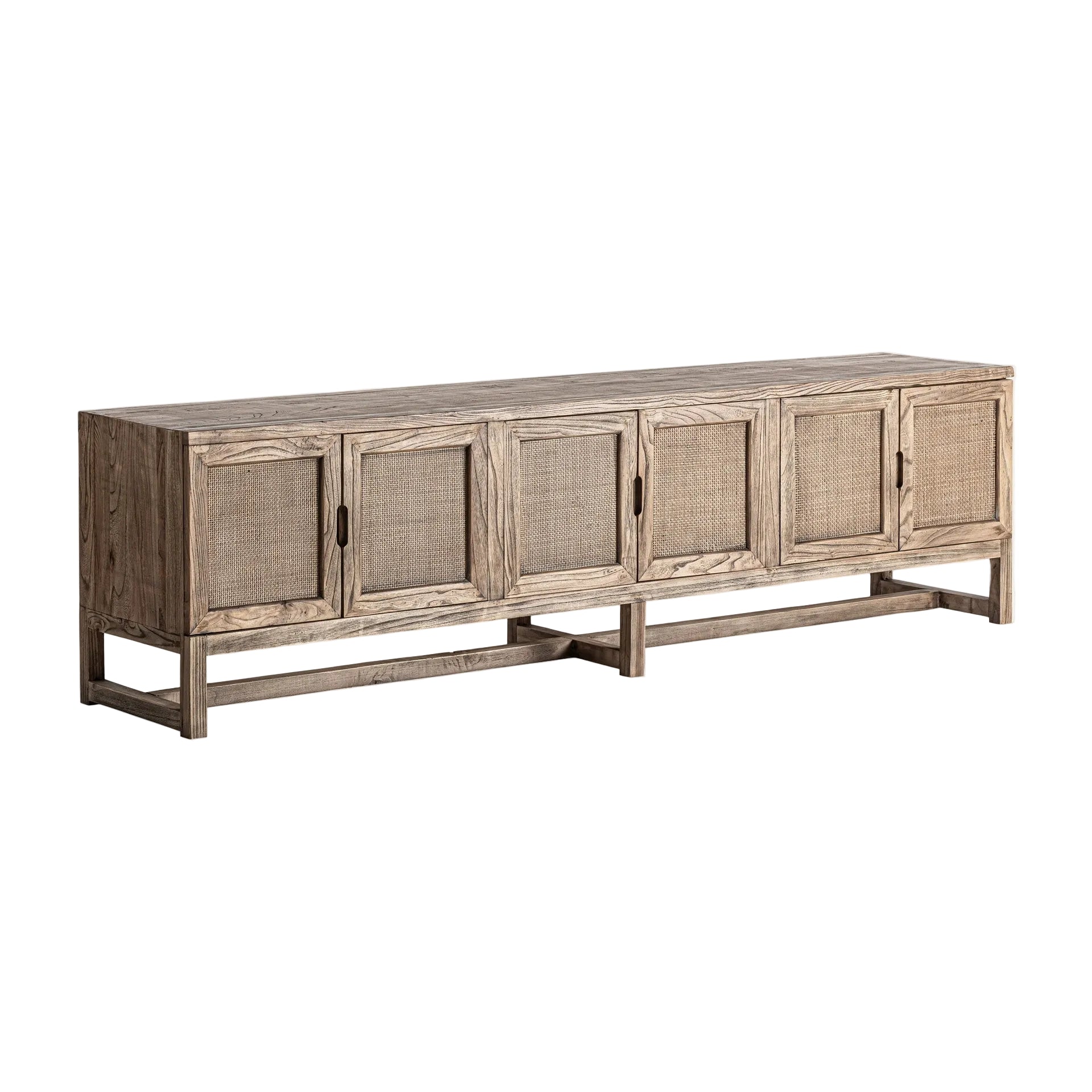 BYREMO TV Cabinet in Elm Wood