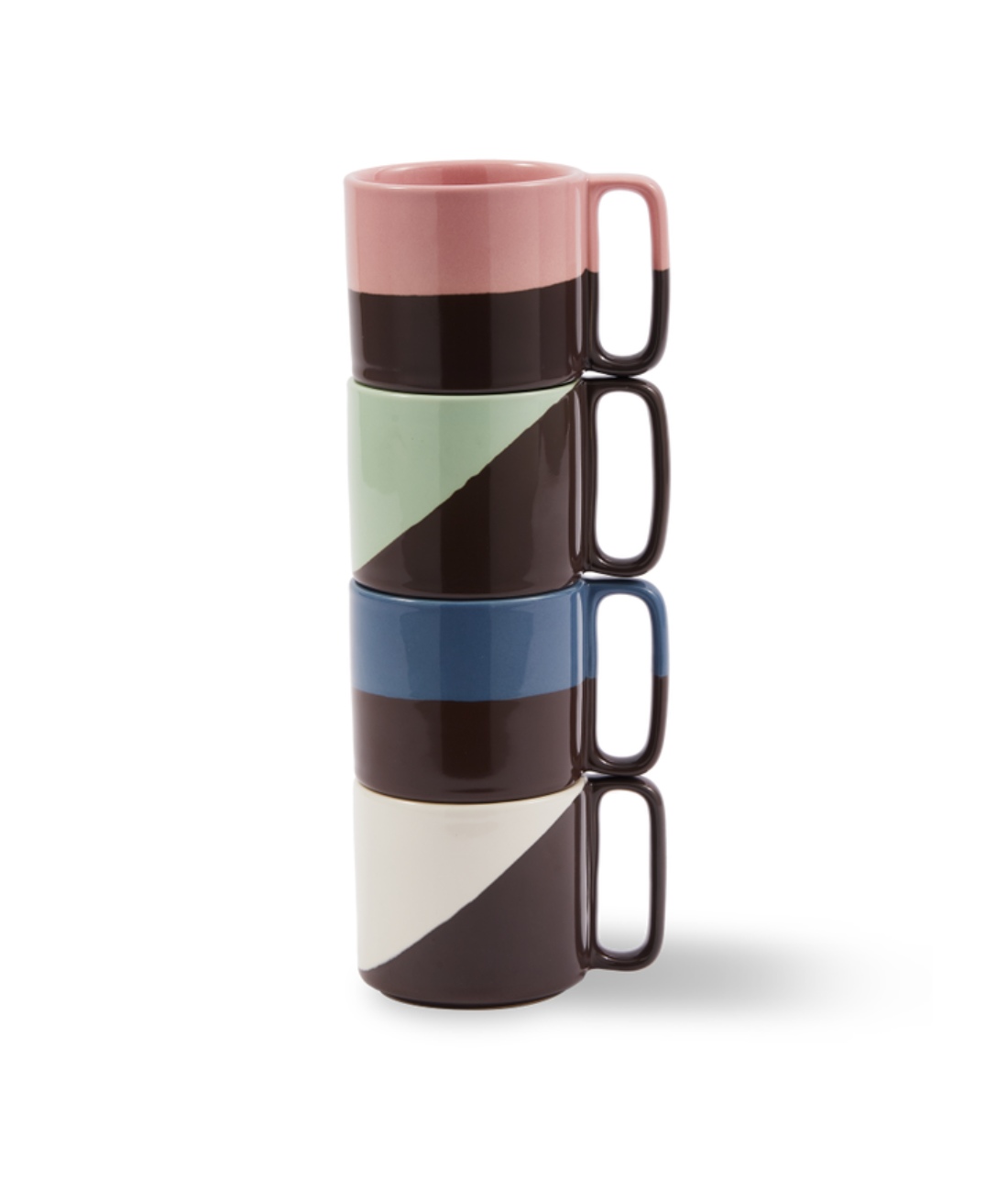 Stapelbecher-Set in Dunkelgrau