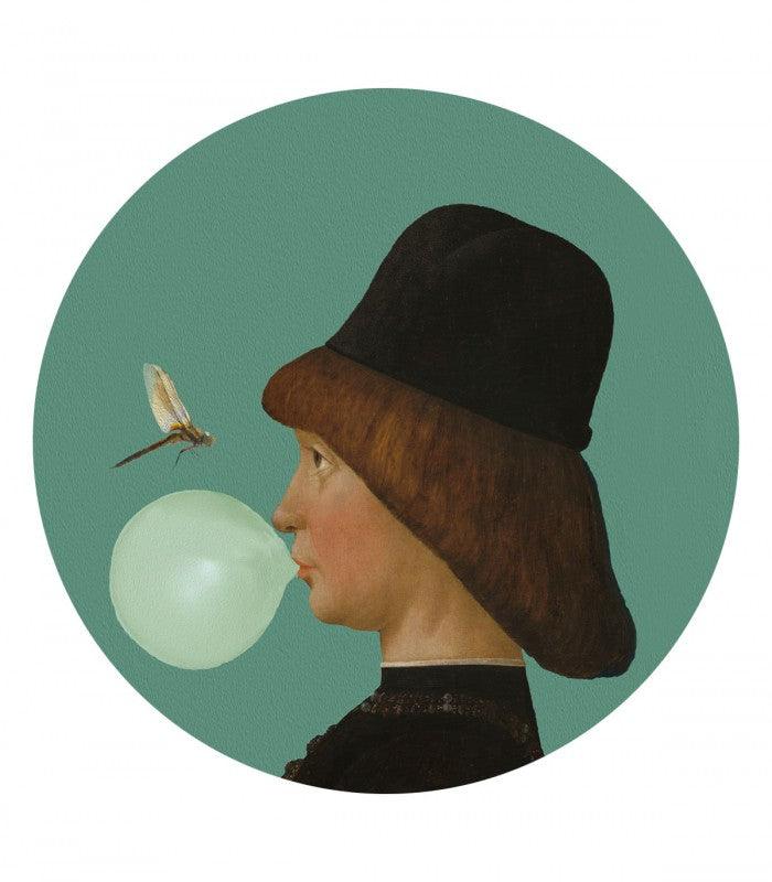 Mural DOTS Boy and Dragonfly Wallcolors Eye on Design