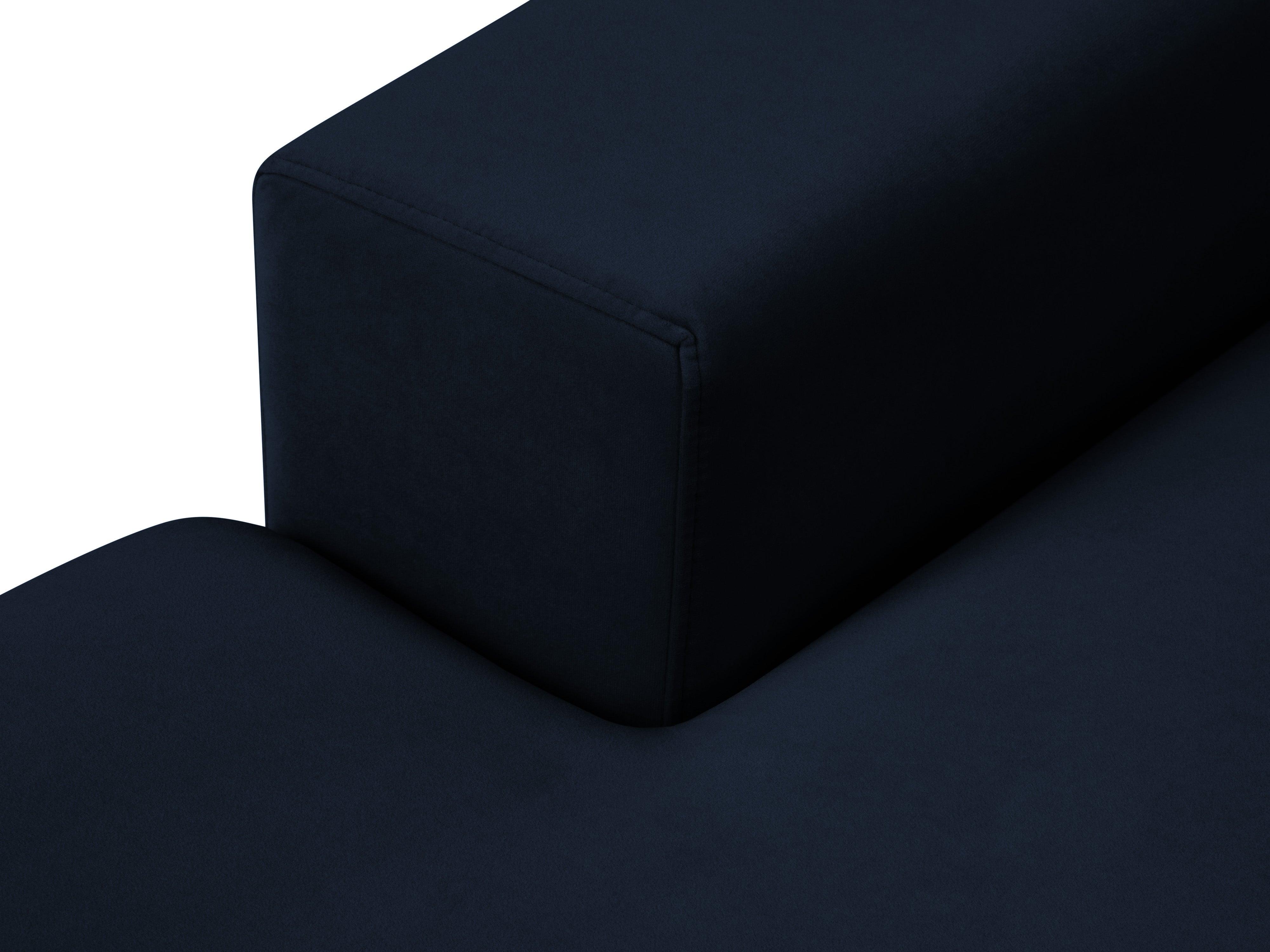 Narożnik aksamitny lewostronny HEBE granat królewski Mazzini Sofas Eye on Design