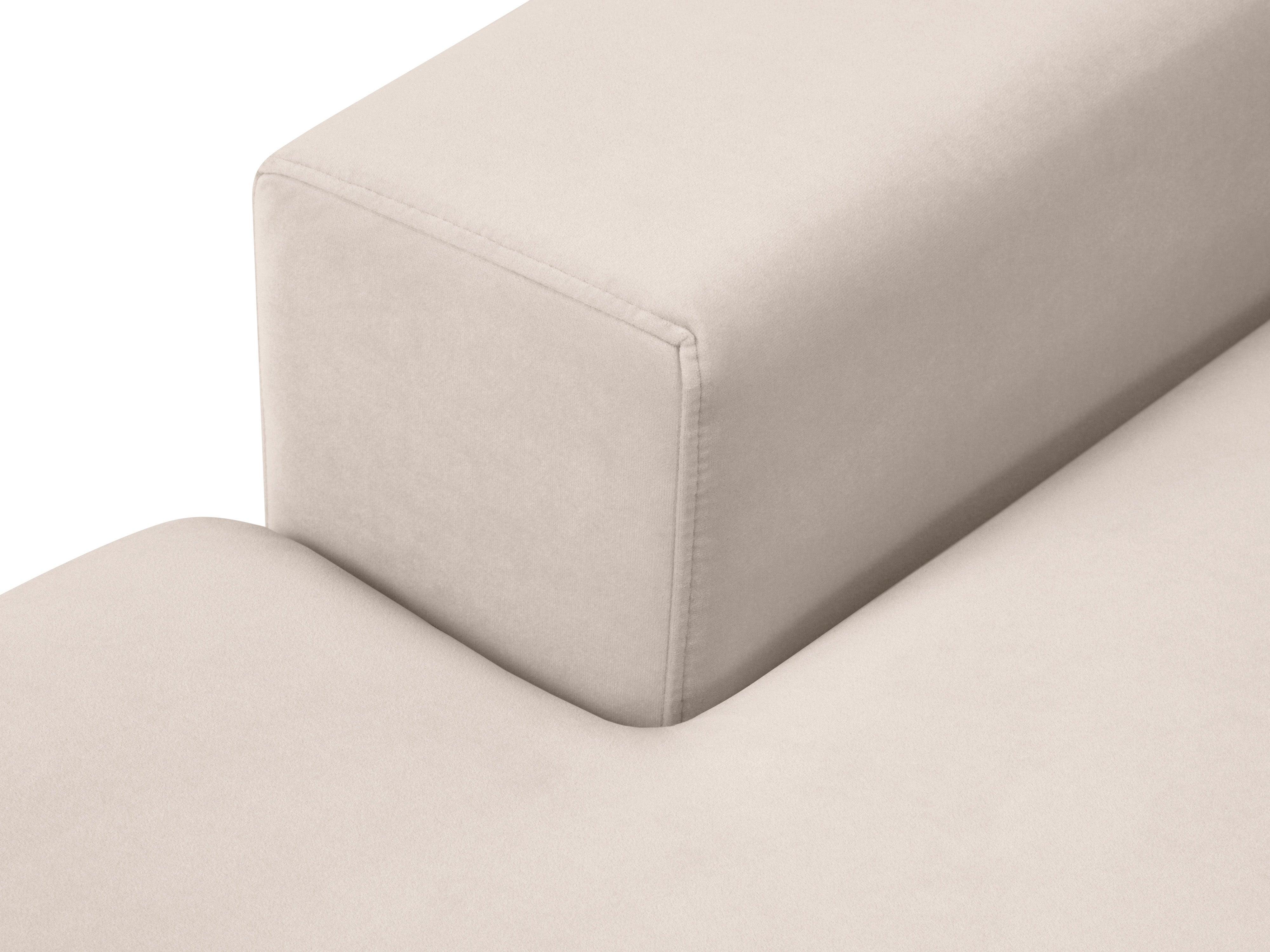 Narożnik aksamitny panoramiczny HEBE beżowy Mazzini Sofas Eye on Design