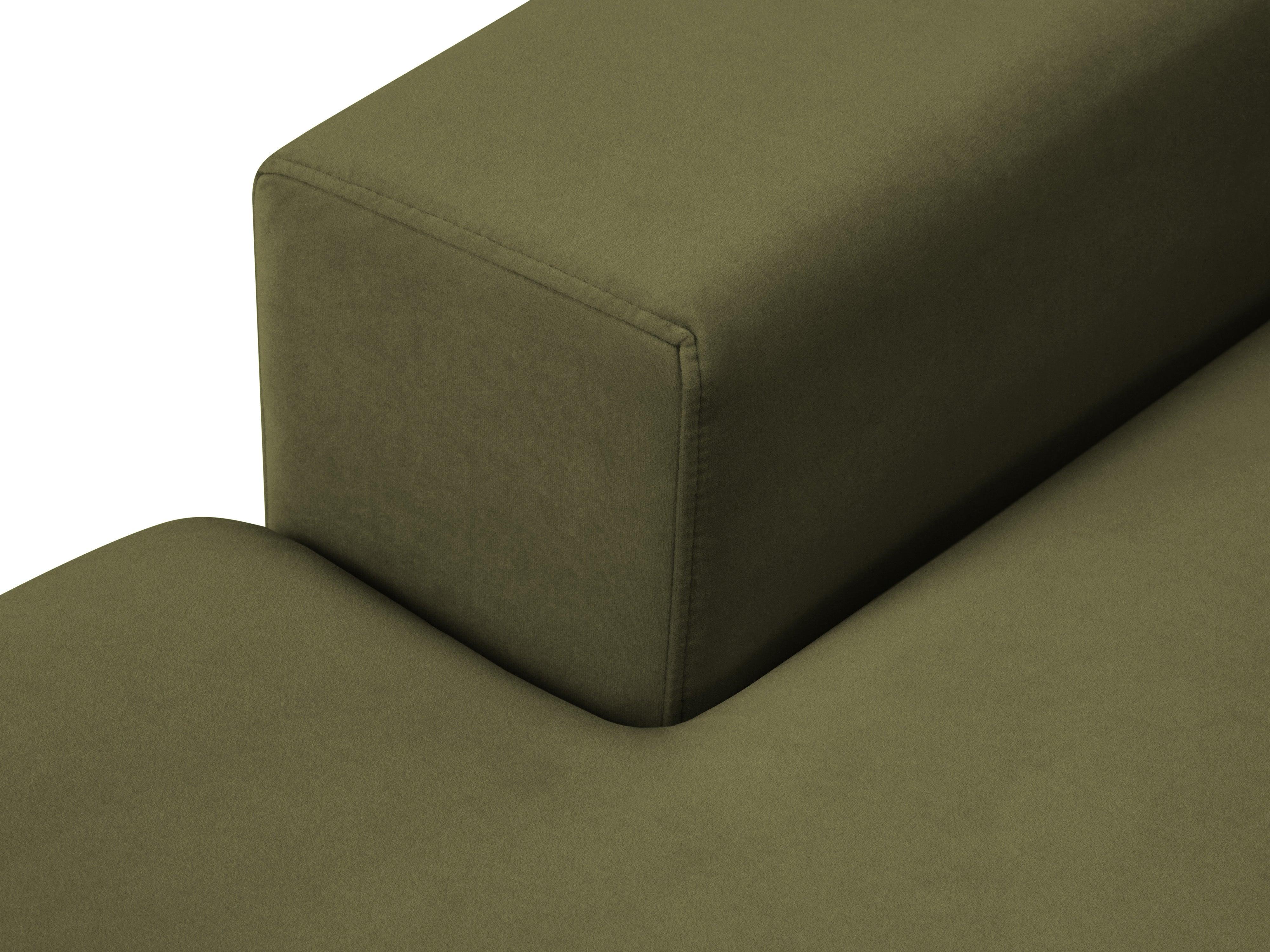 Narożnik aksamitny panoramiczny HEBE zielony Mazzini Sofas Eye on Design
