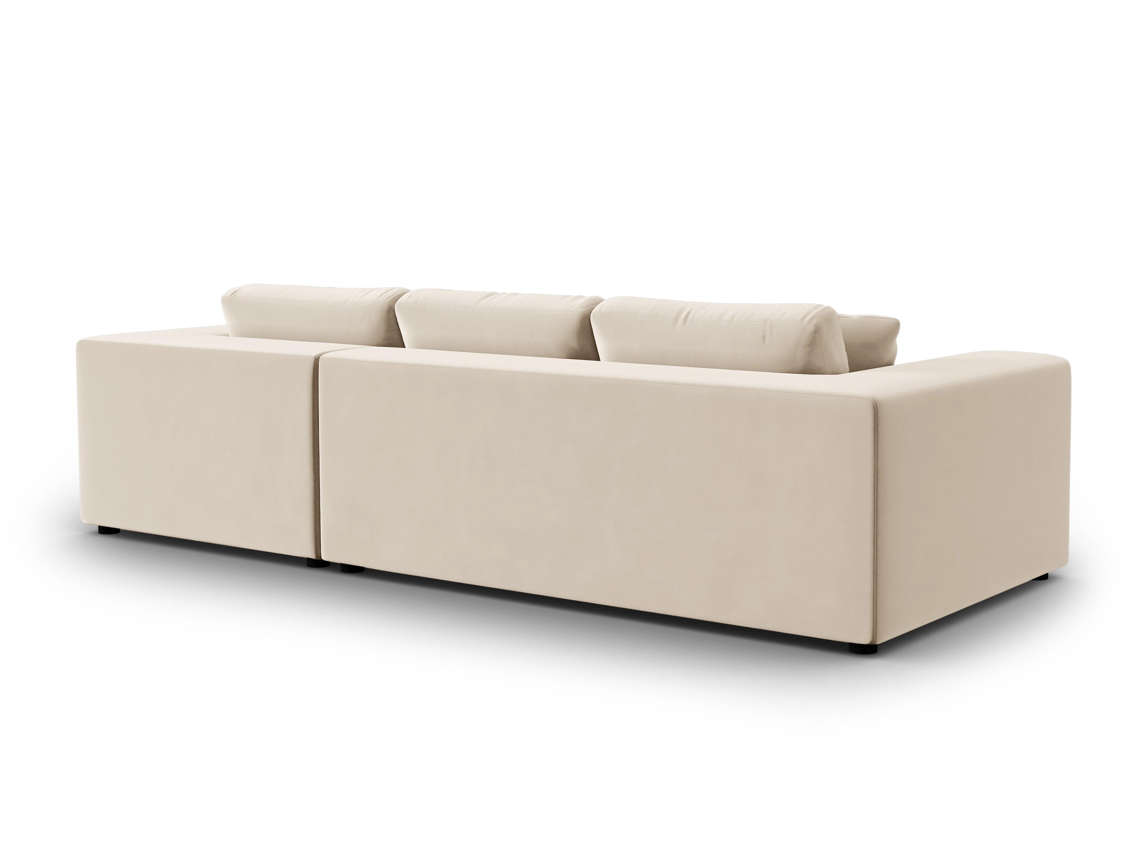 Narożnik aksamitny prawostronny TENDANCE beżowy CXL by Christian Lacroix Eye on Design