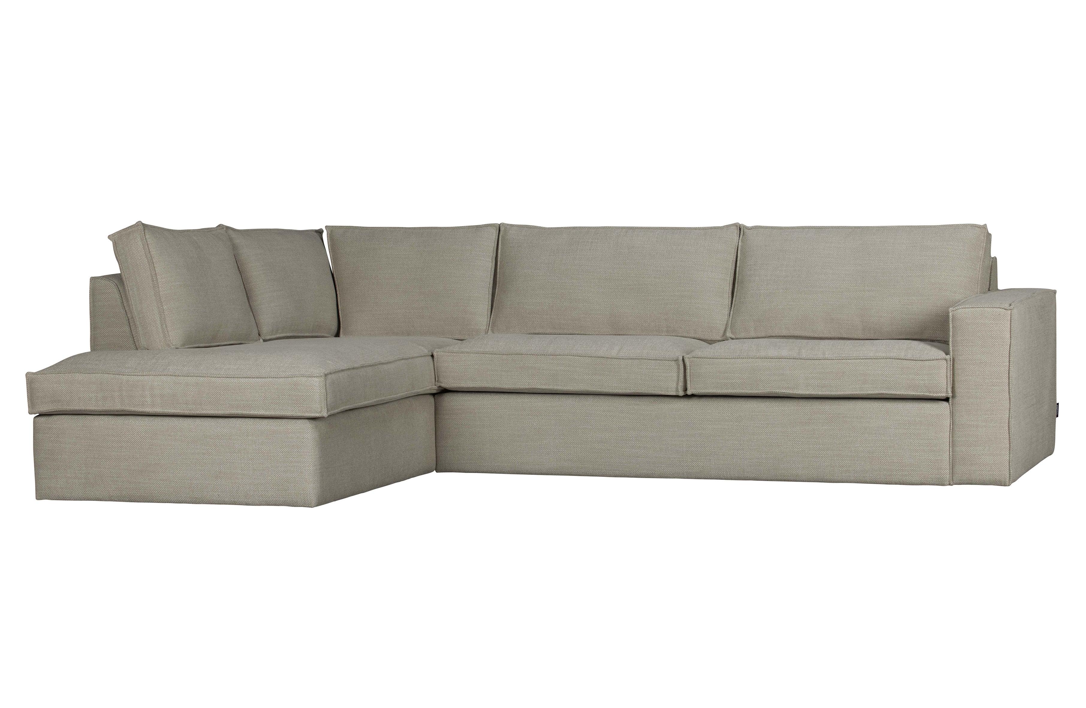 Narożnik lewostronny FREDDIE beżowy Woood Eye on Design