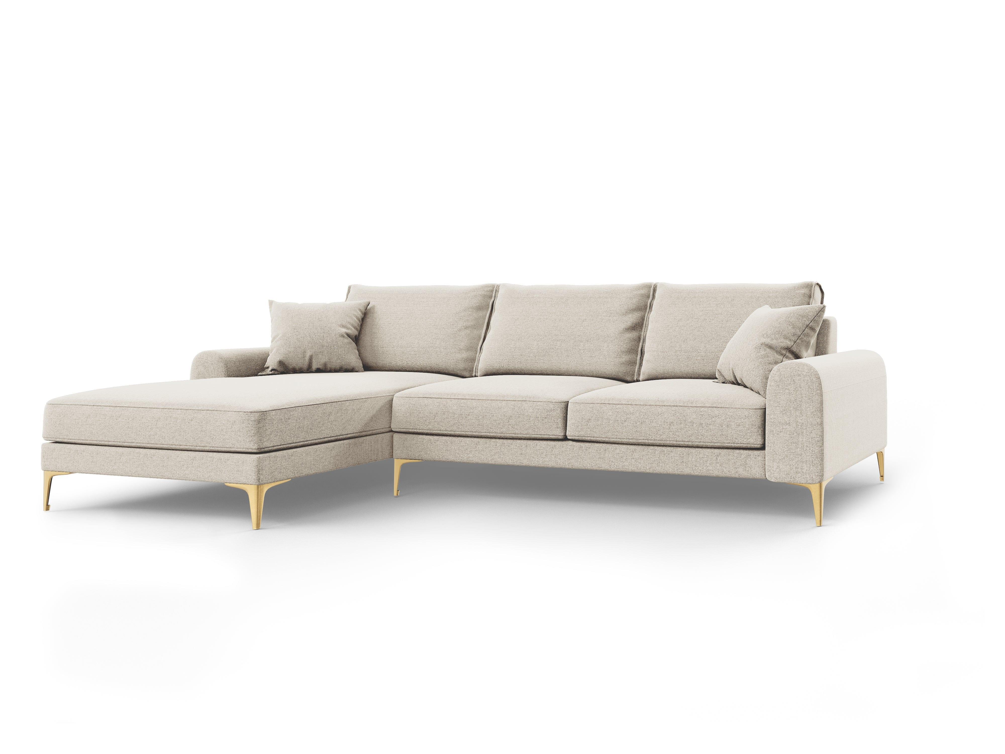 Narożnik lewostronny MADARA jasnobeżowy Mazzini Sofas Eye on Design
