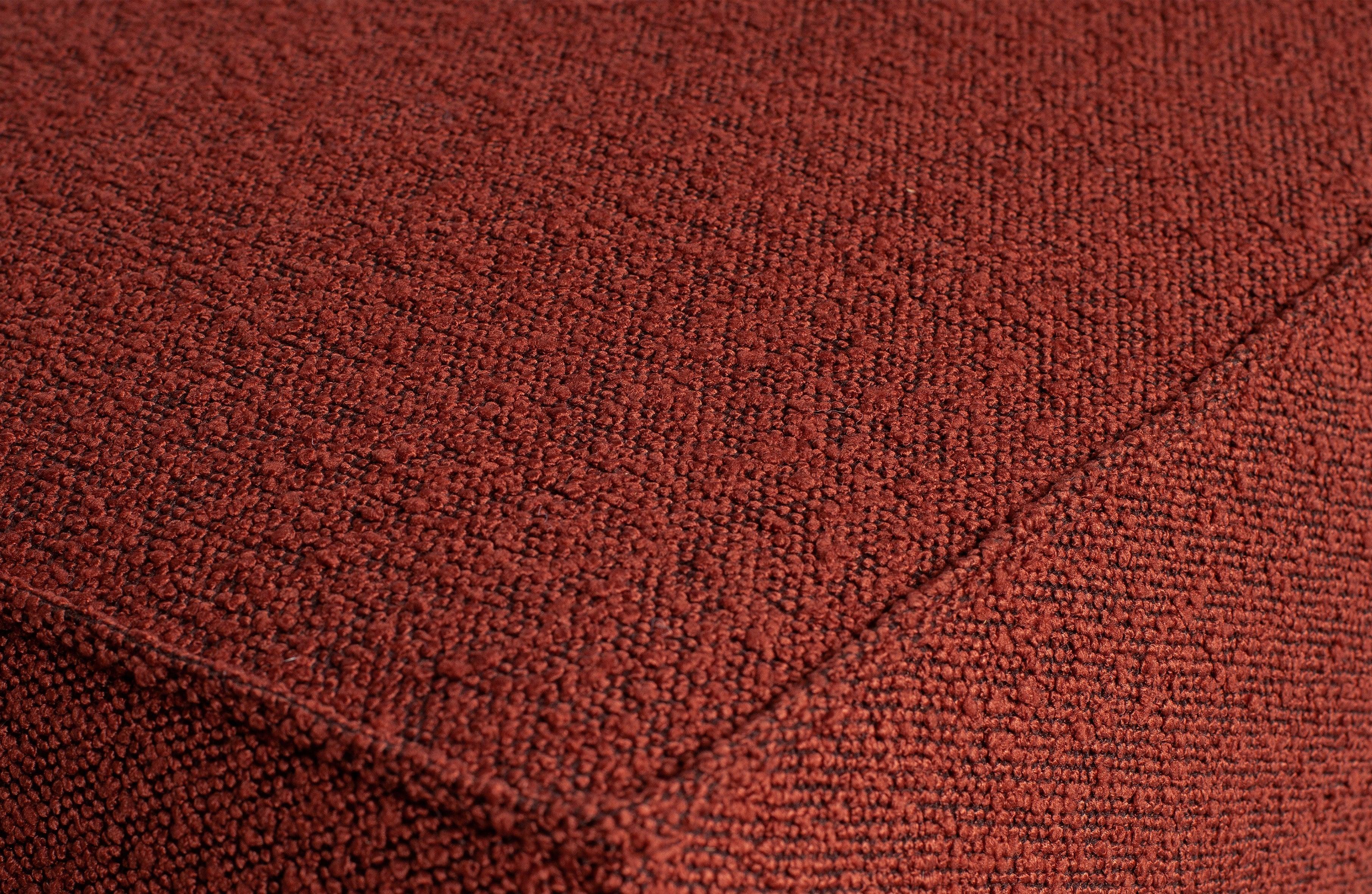 Narożnik lewostronny STATEMENT boucle kasztanowy – sofa narożna