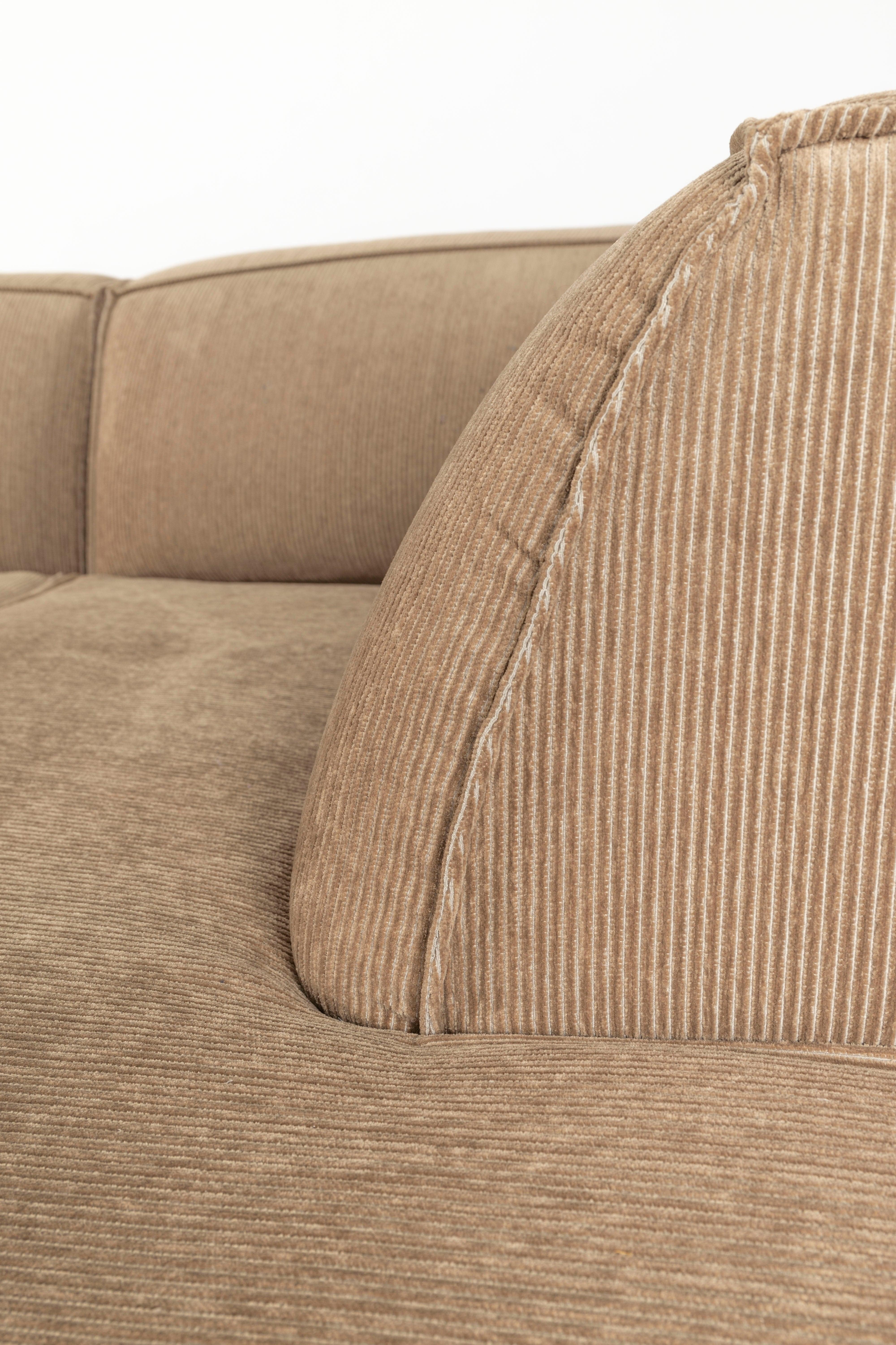 Fat Freddy Rib Sofa Right Caramel Zuiver Eye on Design