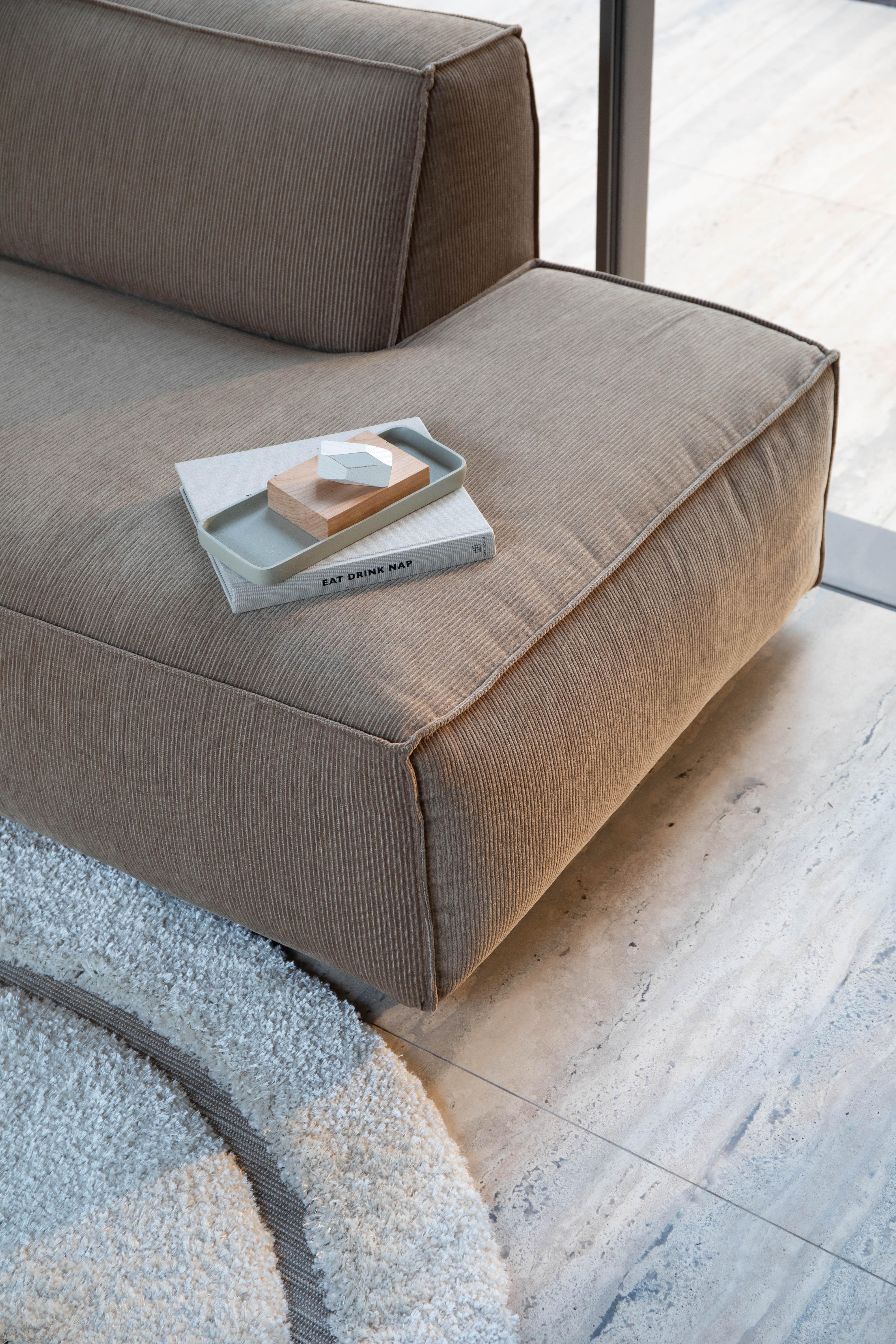 Fat Freddy Rib Sofa Right Caramel Zuiver Eye on Design