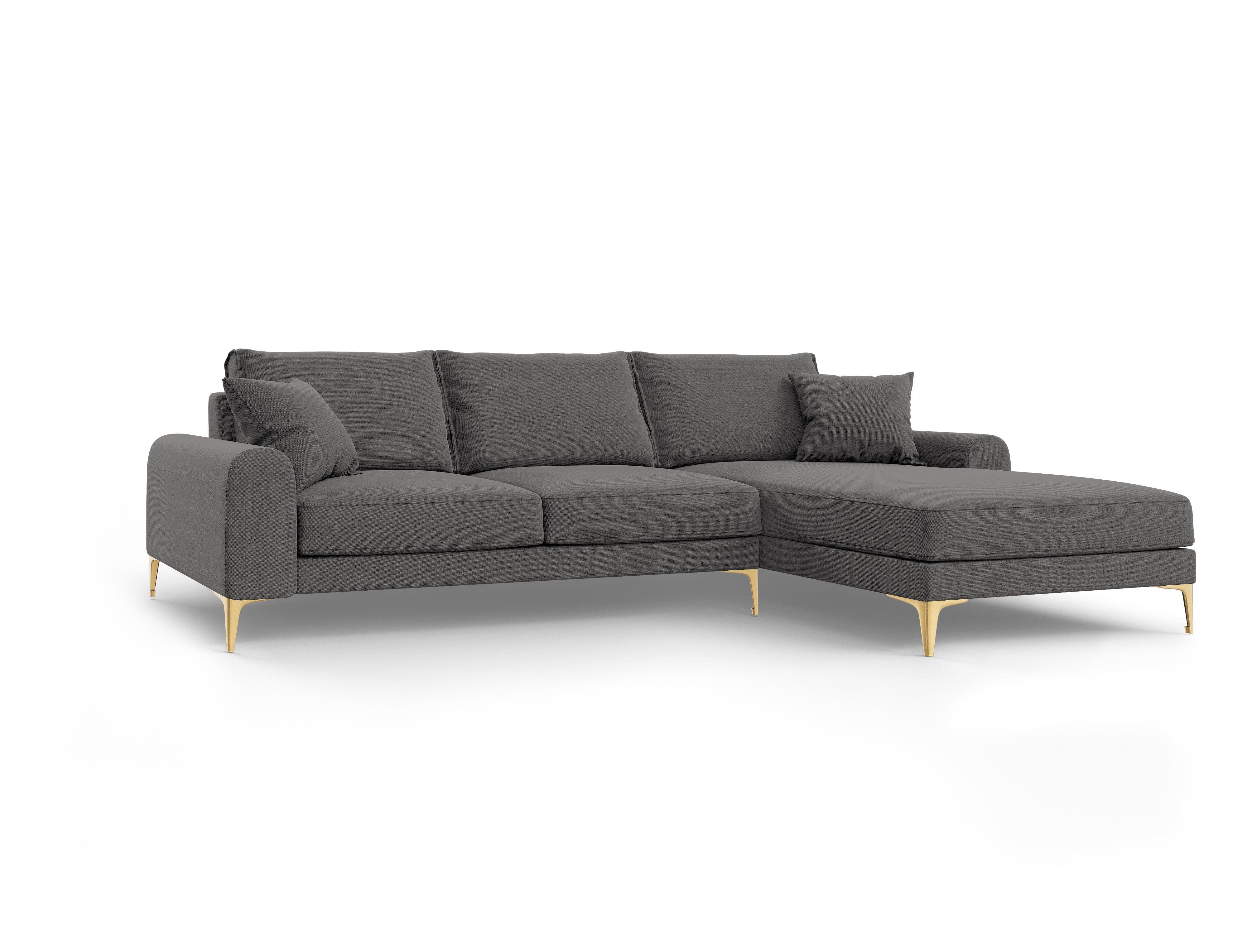 Narożnik prawostronny MADARA ciemnoszary Mazzini Sofas Eye on Design