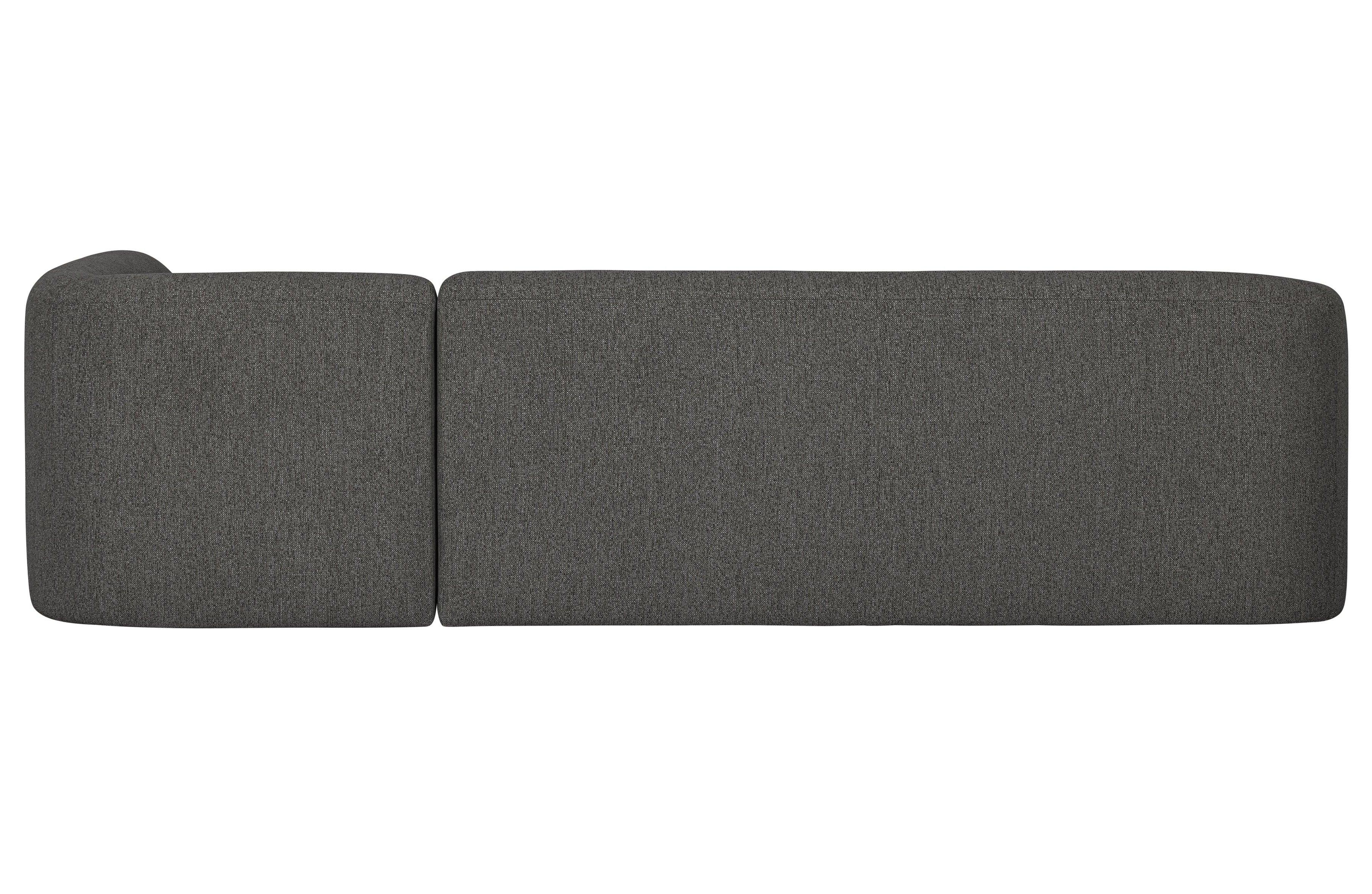 Narożnik prawostronny SLOPING melanż czarny Be Pure Eye on Design