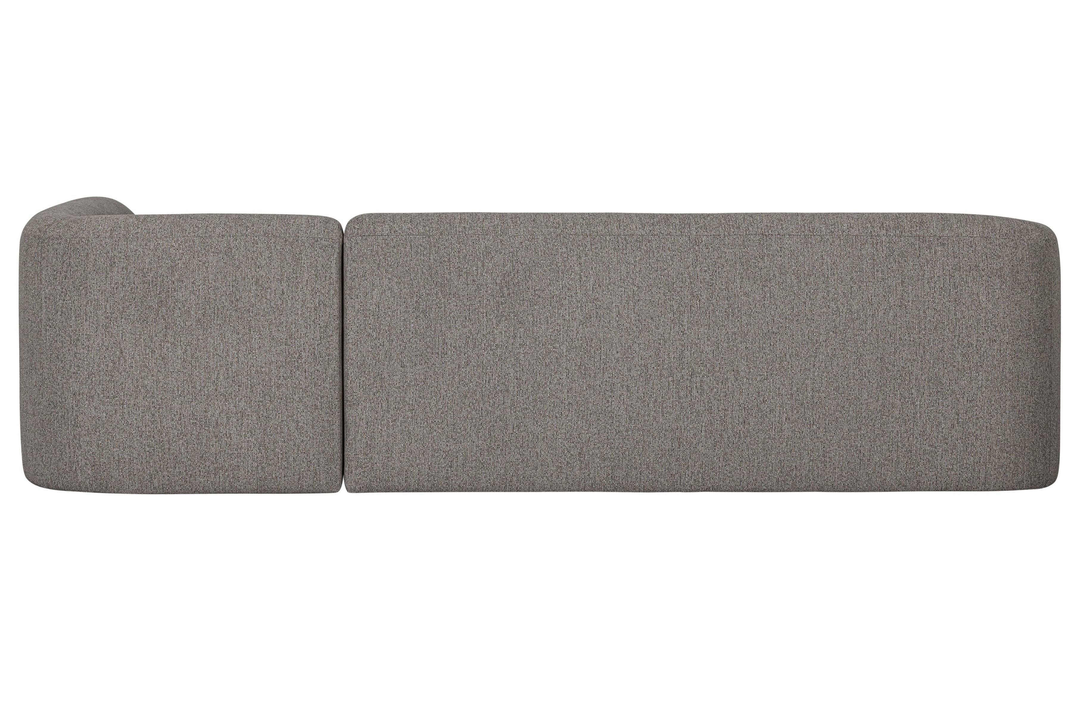 Narożnik prawostronny SLOPING melanż szary Be Pure Eye on Design