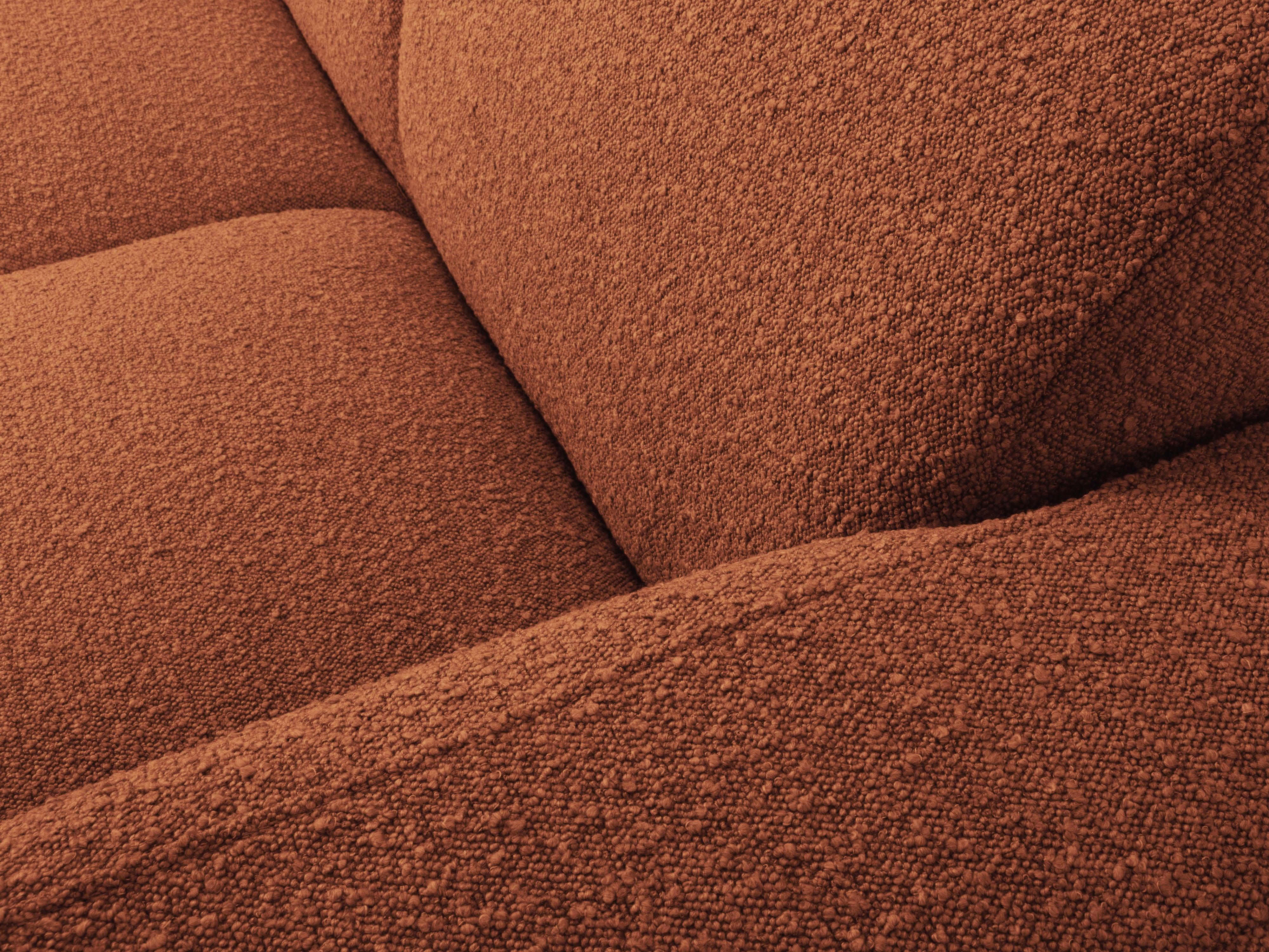 Narożnik prawostronny w tkaninie boucle 6-osobowy LOLA brązowy Windsor & Co Eye on Design