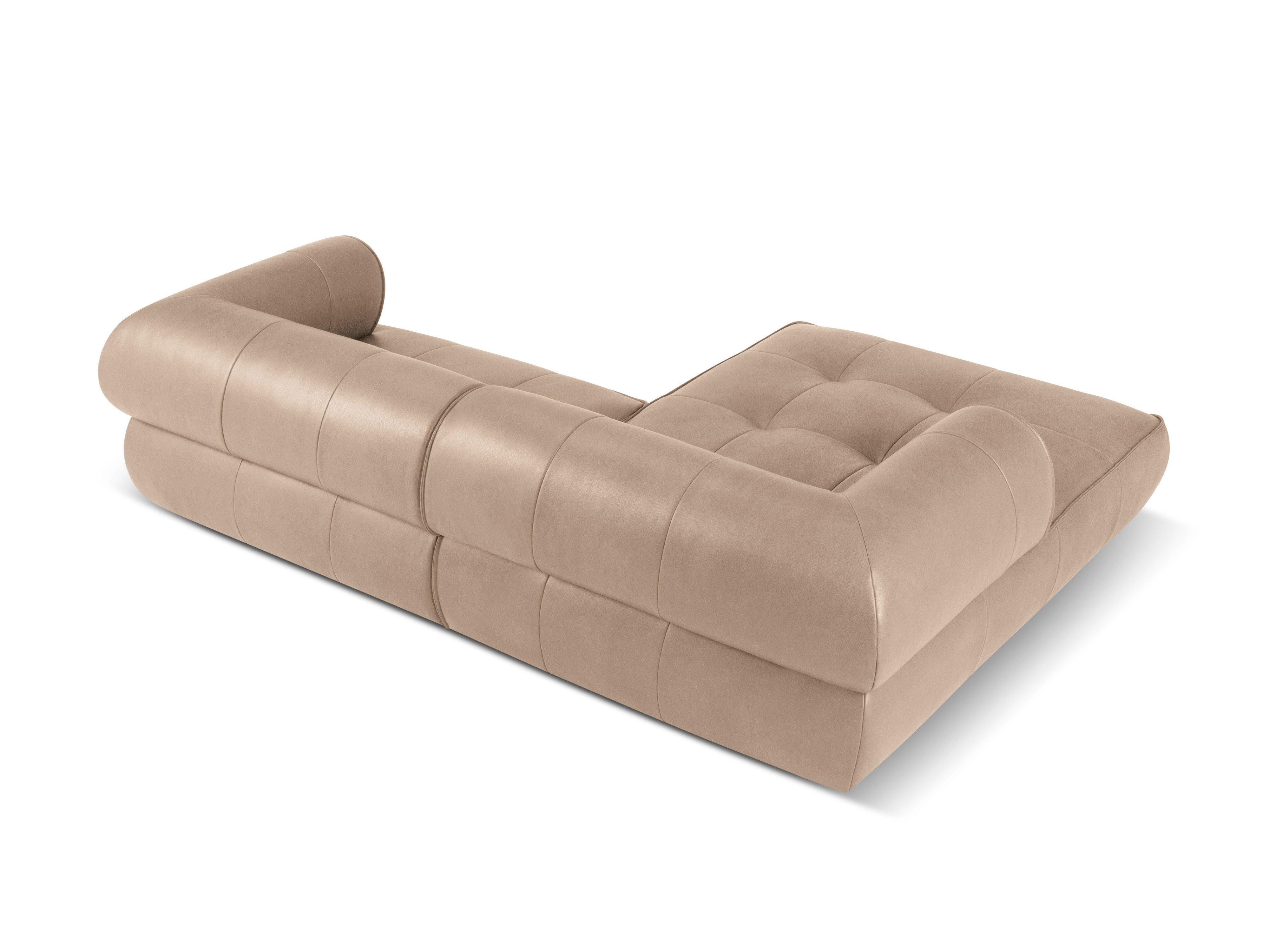 Narożnik skórzany lewostronny LILY cappuccino Maison Heritage Eye on Design