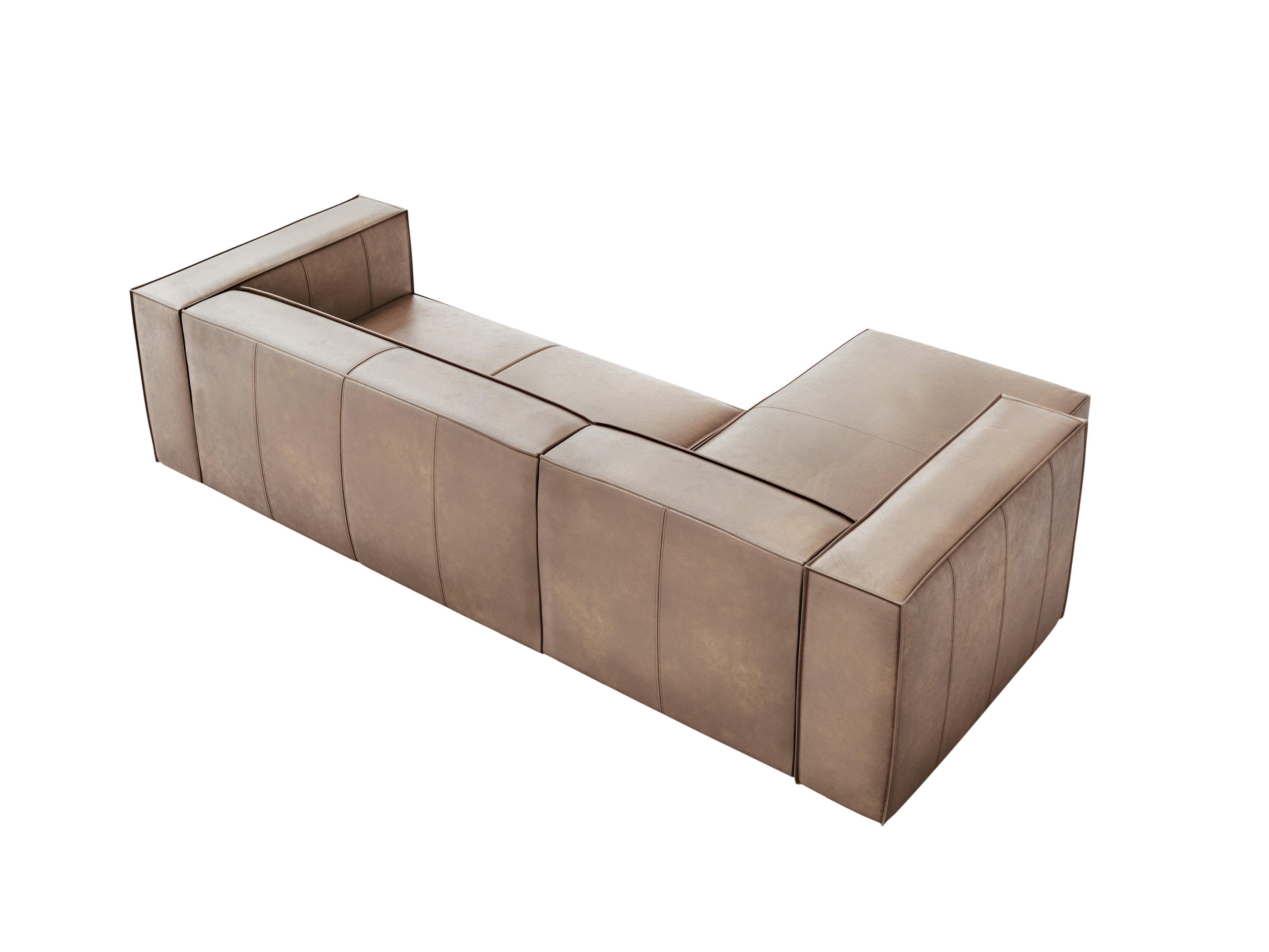 Narożnik skórzany lewostronny MADAME beżowy Windsor & Co Eye on Design