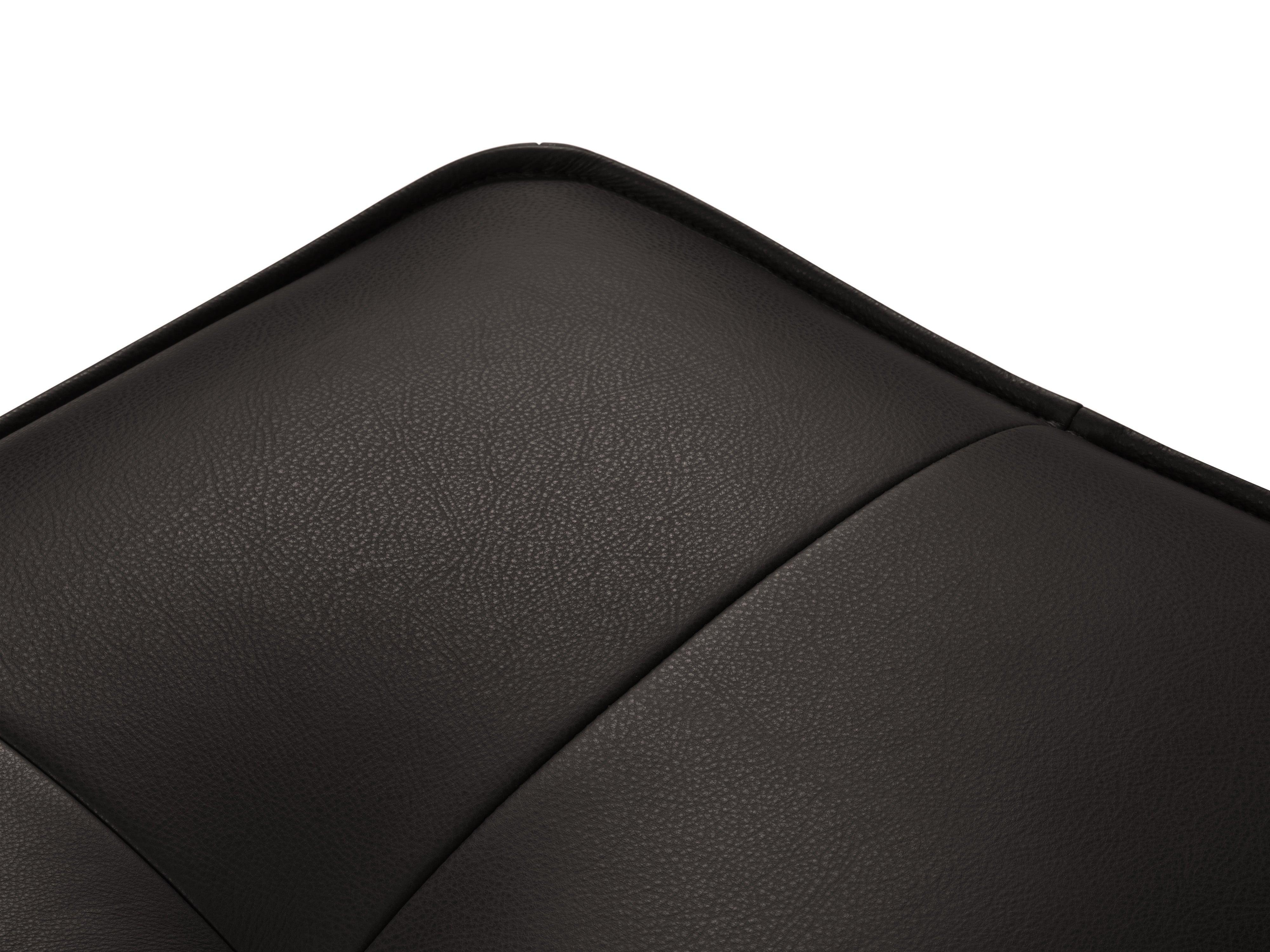 Narożnik skórzany lewostronny otwarty LILY czarny Maison Heritage Eye on Design