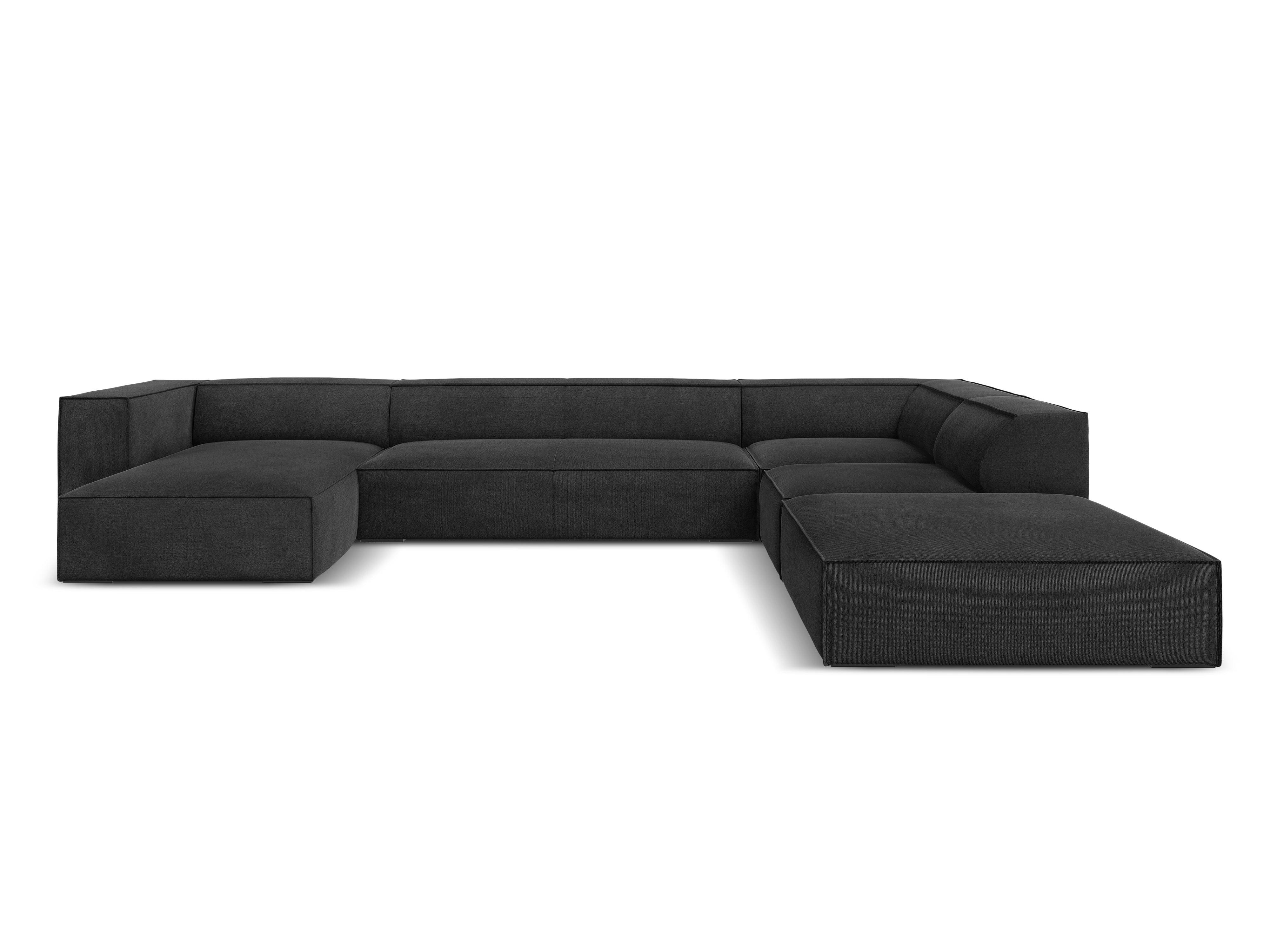 Narożnik w kształcie U prawostronny MADAME ciemnoszary Windsor & Co Eye on Design