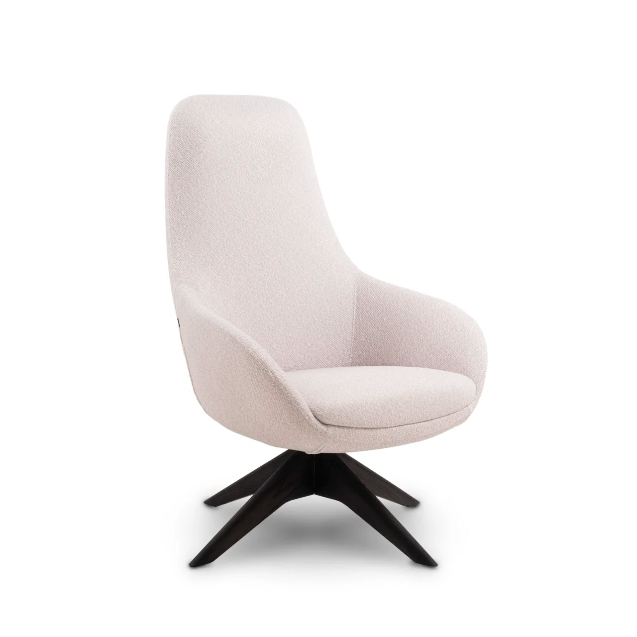 Drehstuhl CLASSIC gepolstert mit Holzuntergestell
