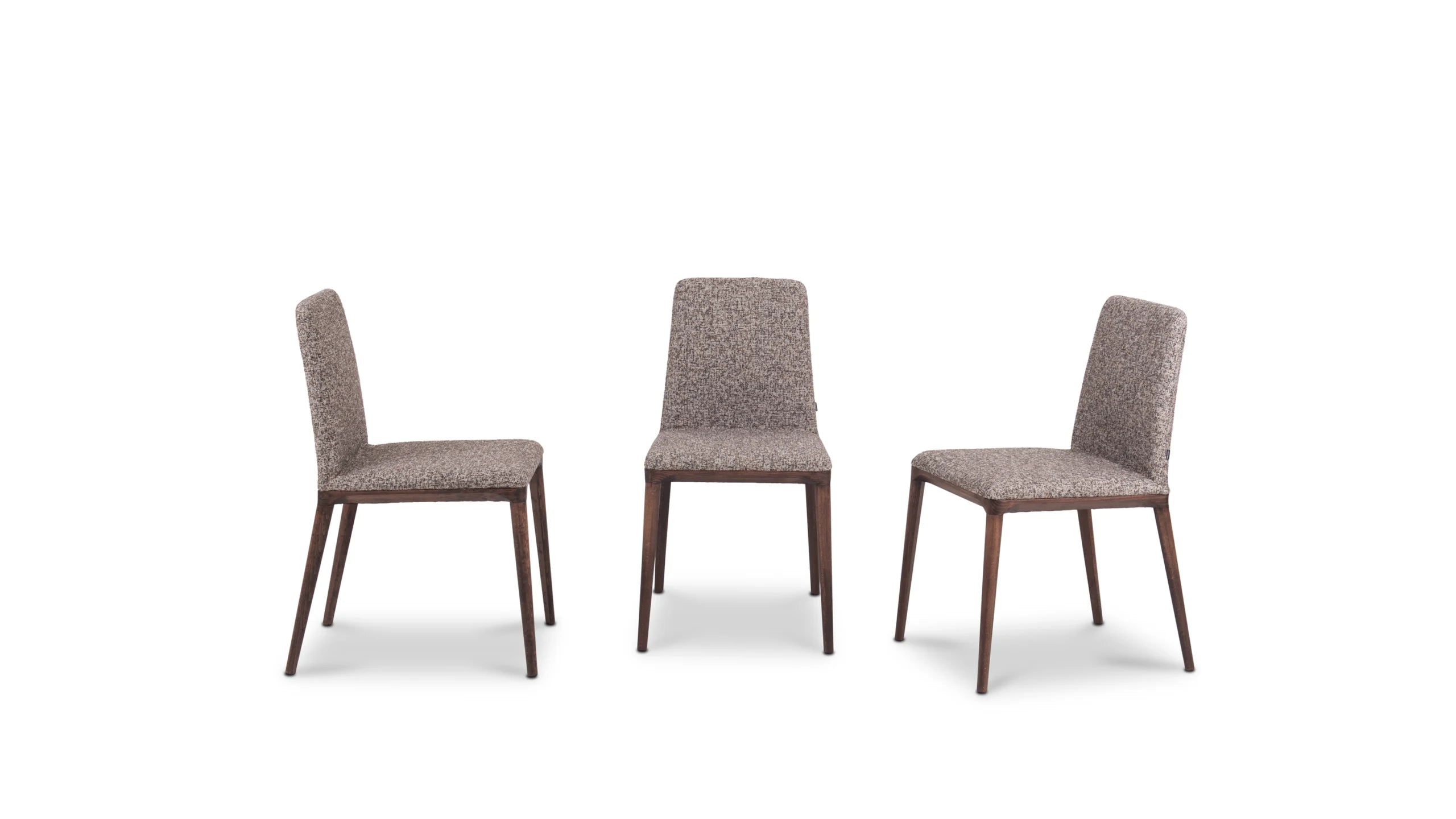 FREYA WOOD upholstered chair with wooden base