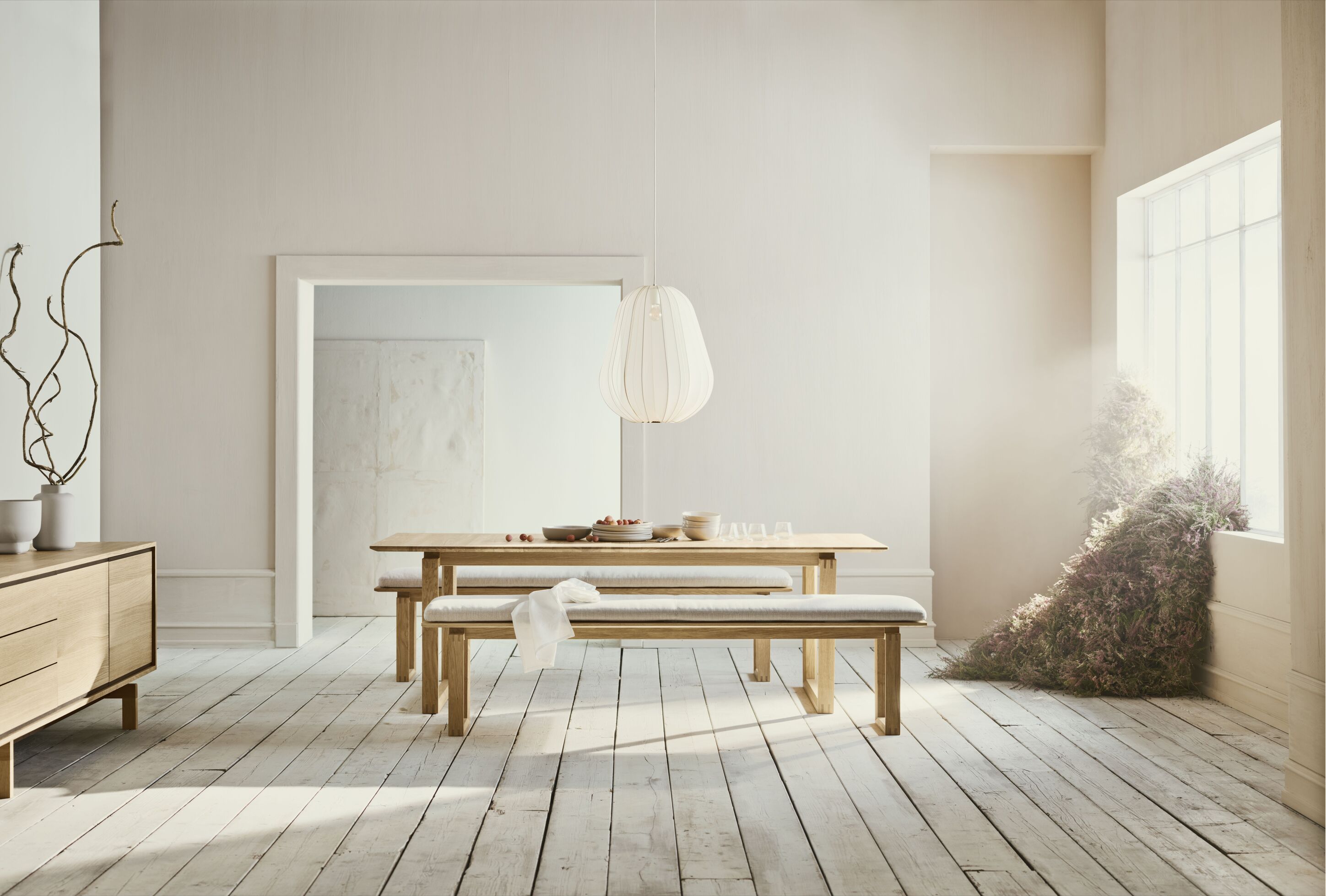 Nord -Tisch -Eichenholz