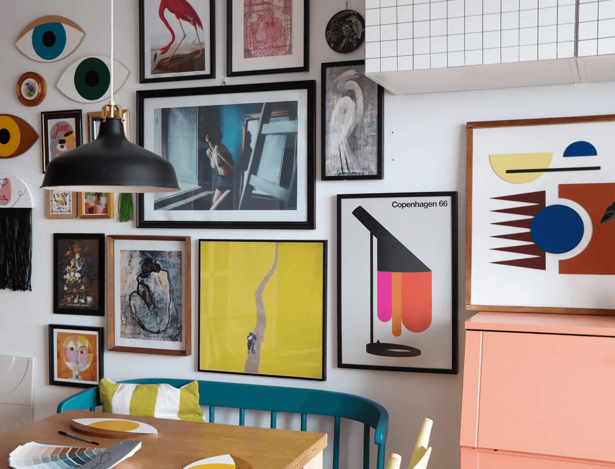 Dekoracja ścienna oko HERBAL 3D Na_ha_ku Eye on Design