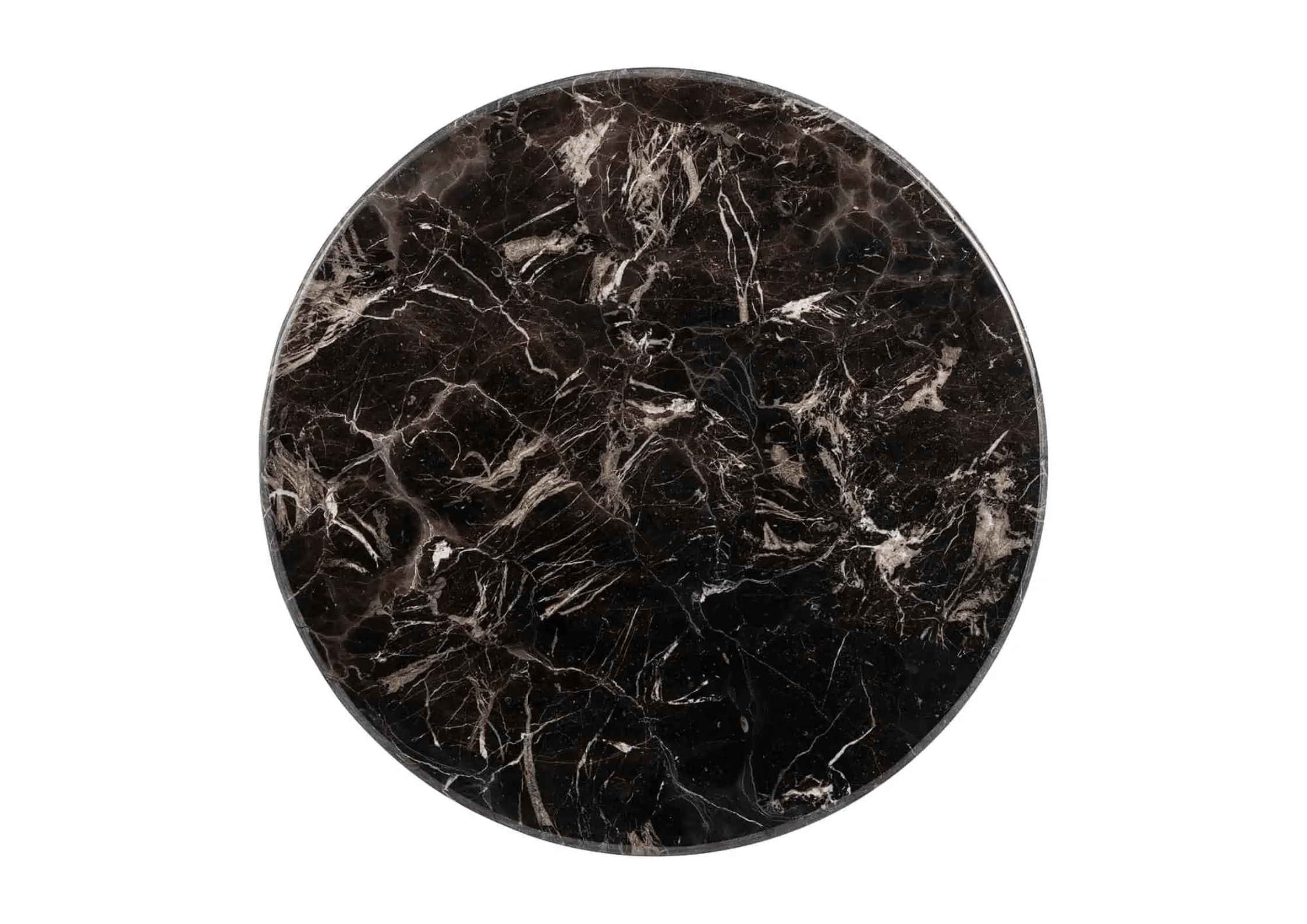 Okrągły stół barowy CARLTEN czarny marmur Richmond Interiors Eye on Design