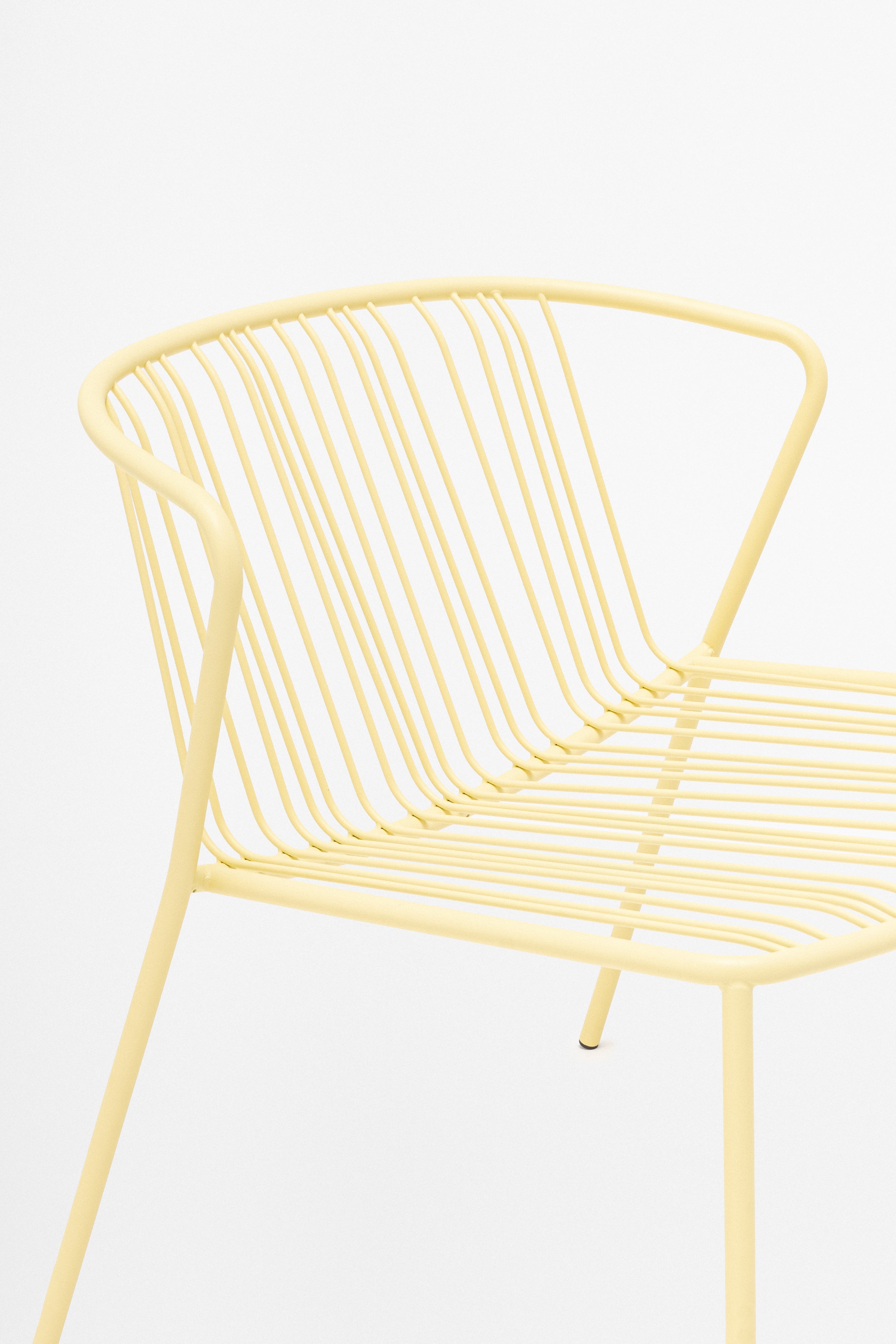 Outdoor armchair bris galvanized steel