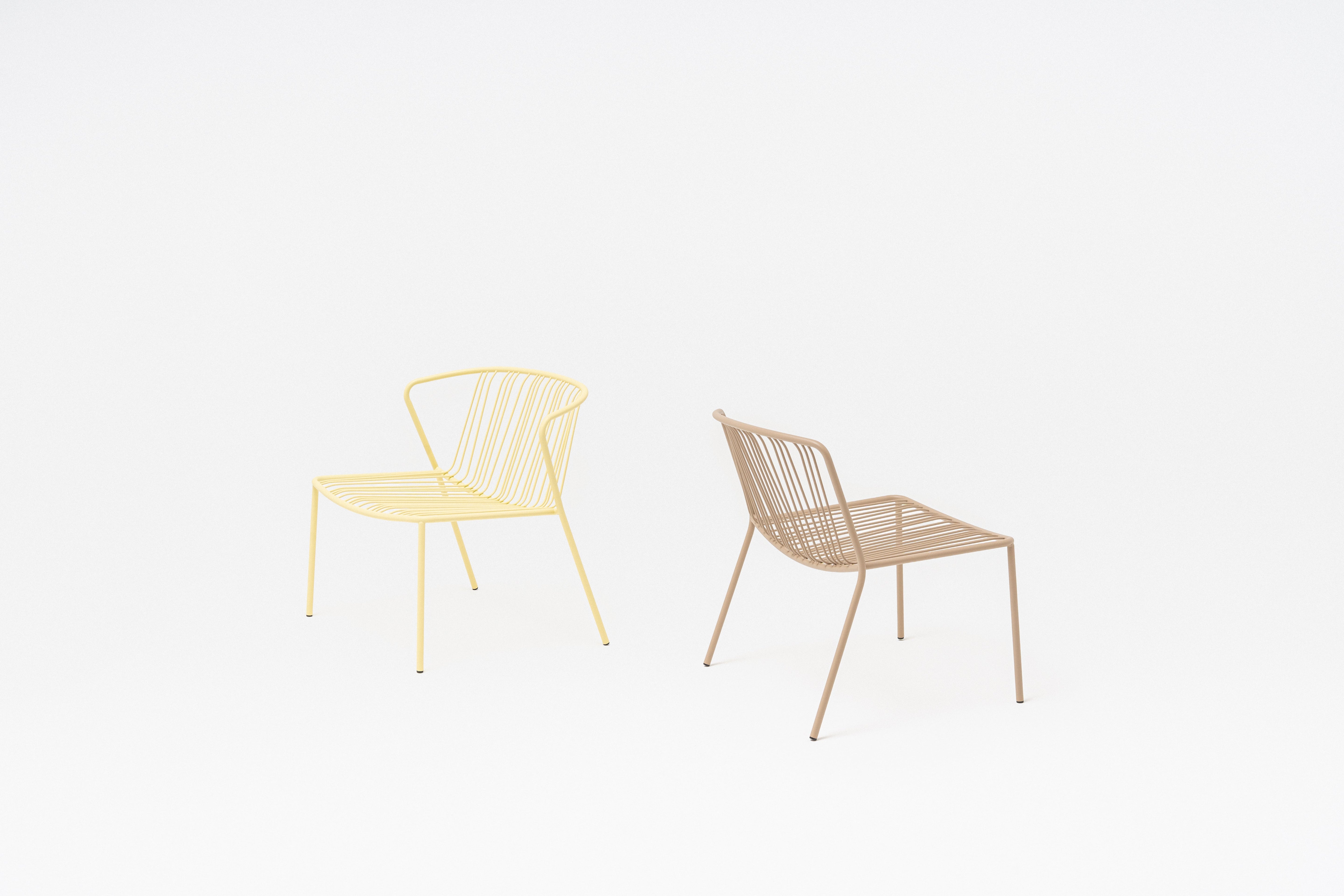 Outdoor armchair bris galvanized steel