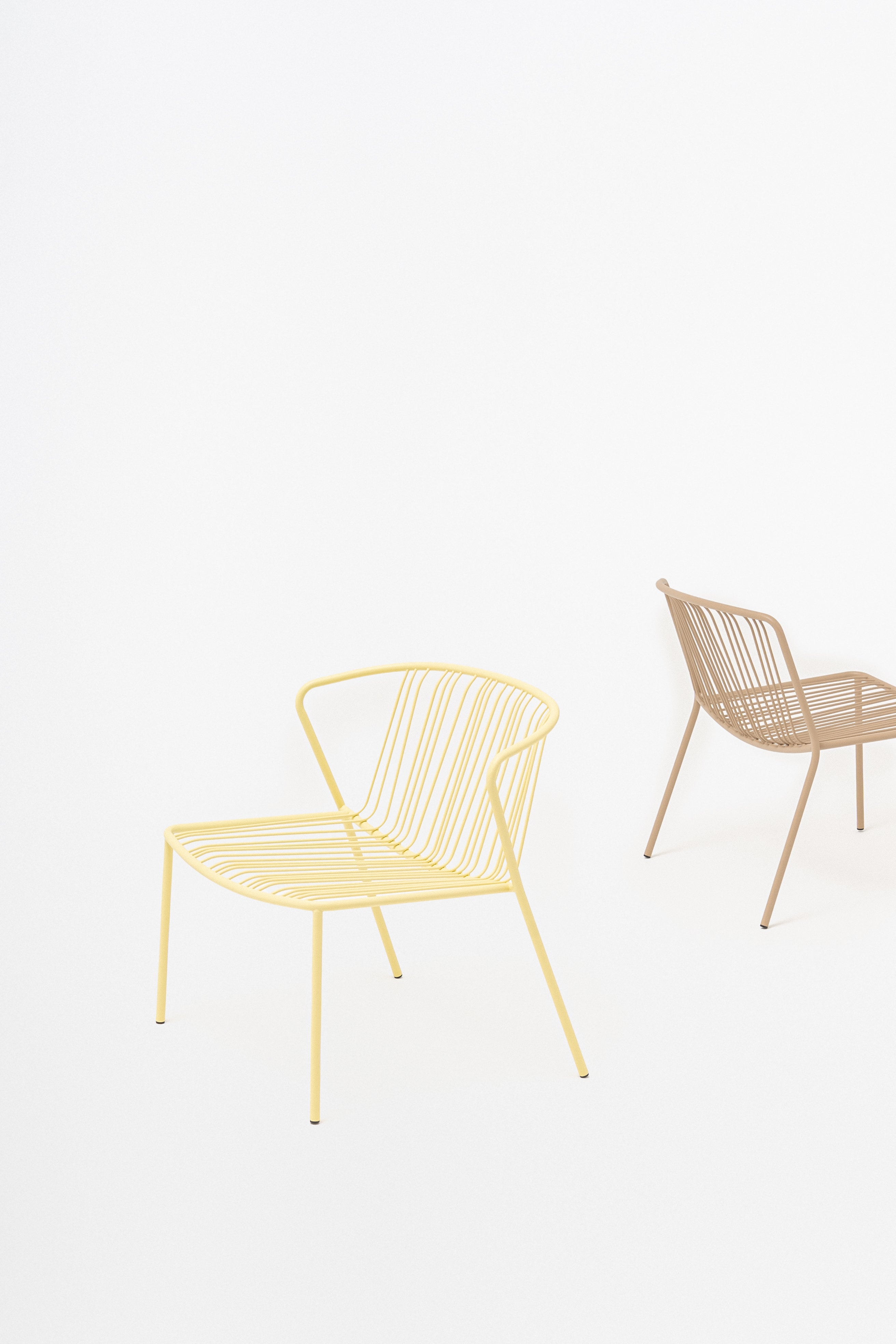 Outdoor armchair bris galvanized steel