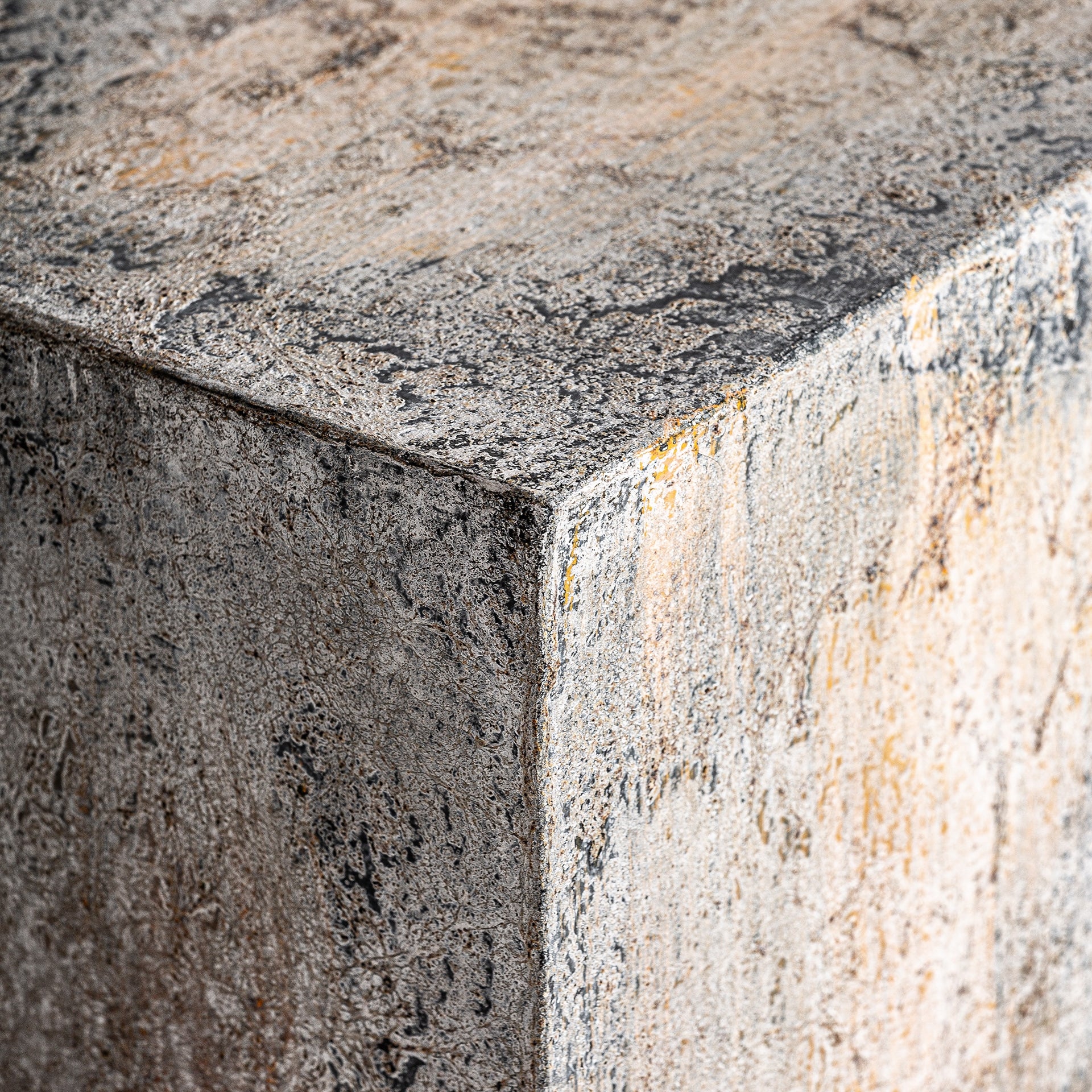 ARVIT Beige Terracotta Side Table Set