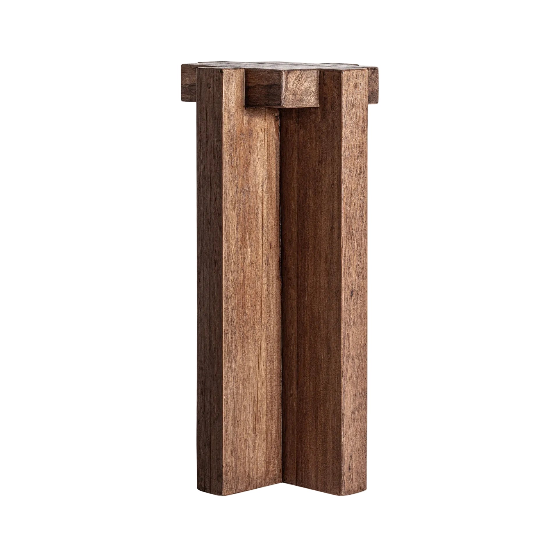Beistelltisch BRUTALIST aus recyceltem Holz