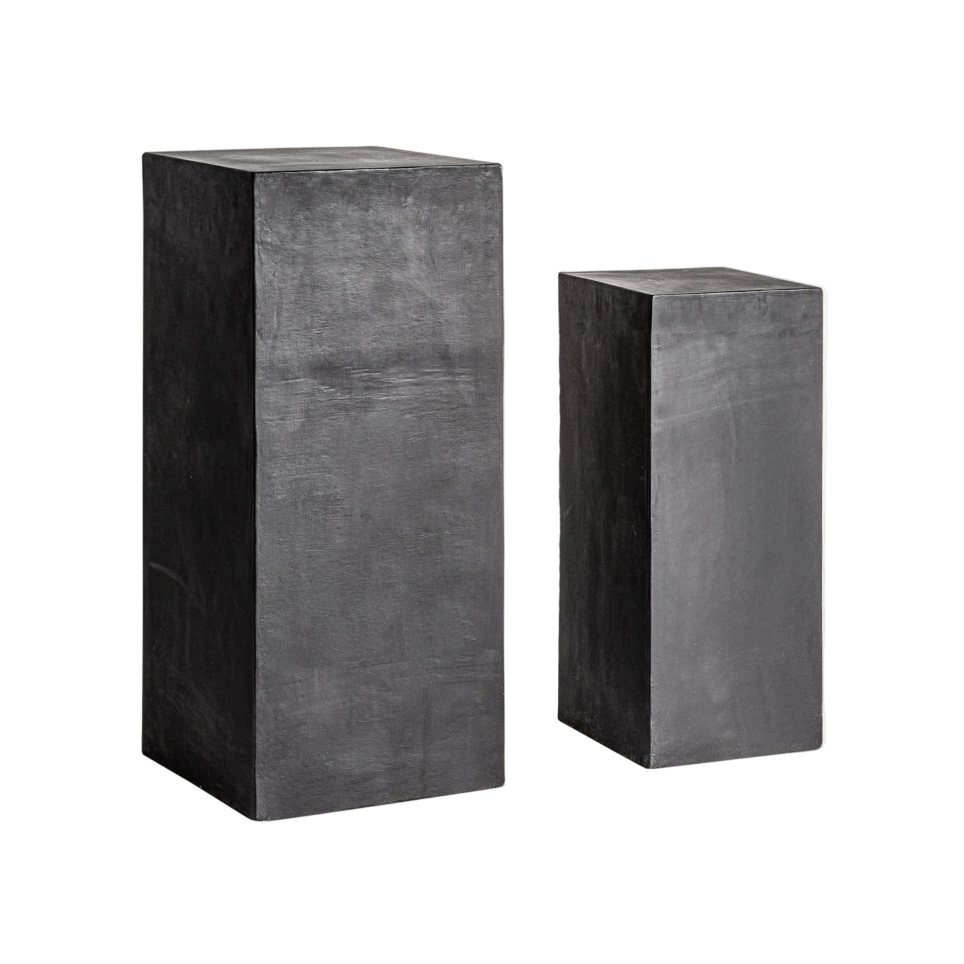 ELIO Side Table Set Black Terracotta