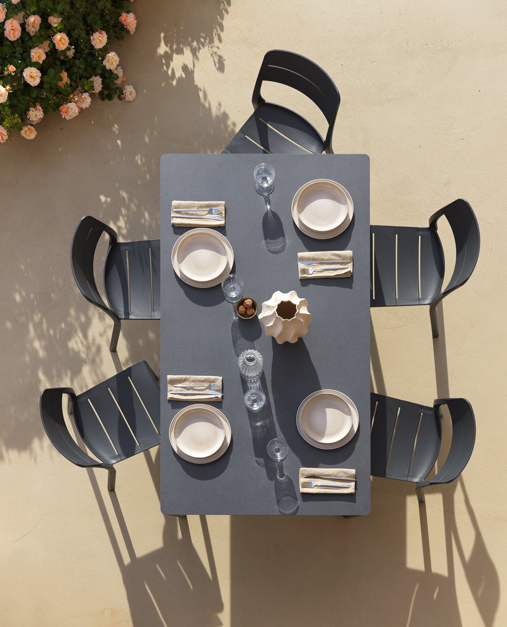 Outdoor Stool CASSIA brown