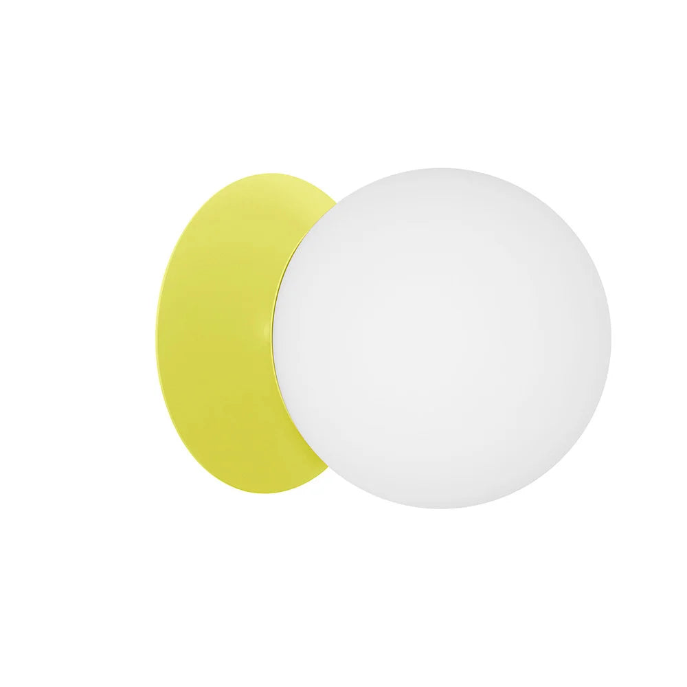 Wall lamp PLAAT light yellow