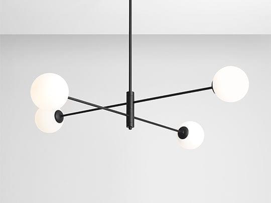 Lampa wisząca czteropunktowa HOMME QUATRO czarny – Artera