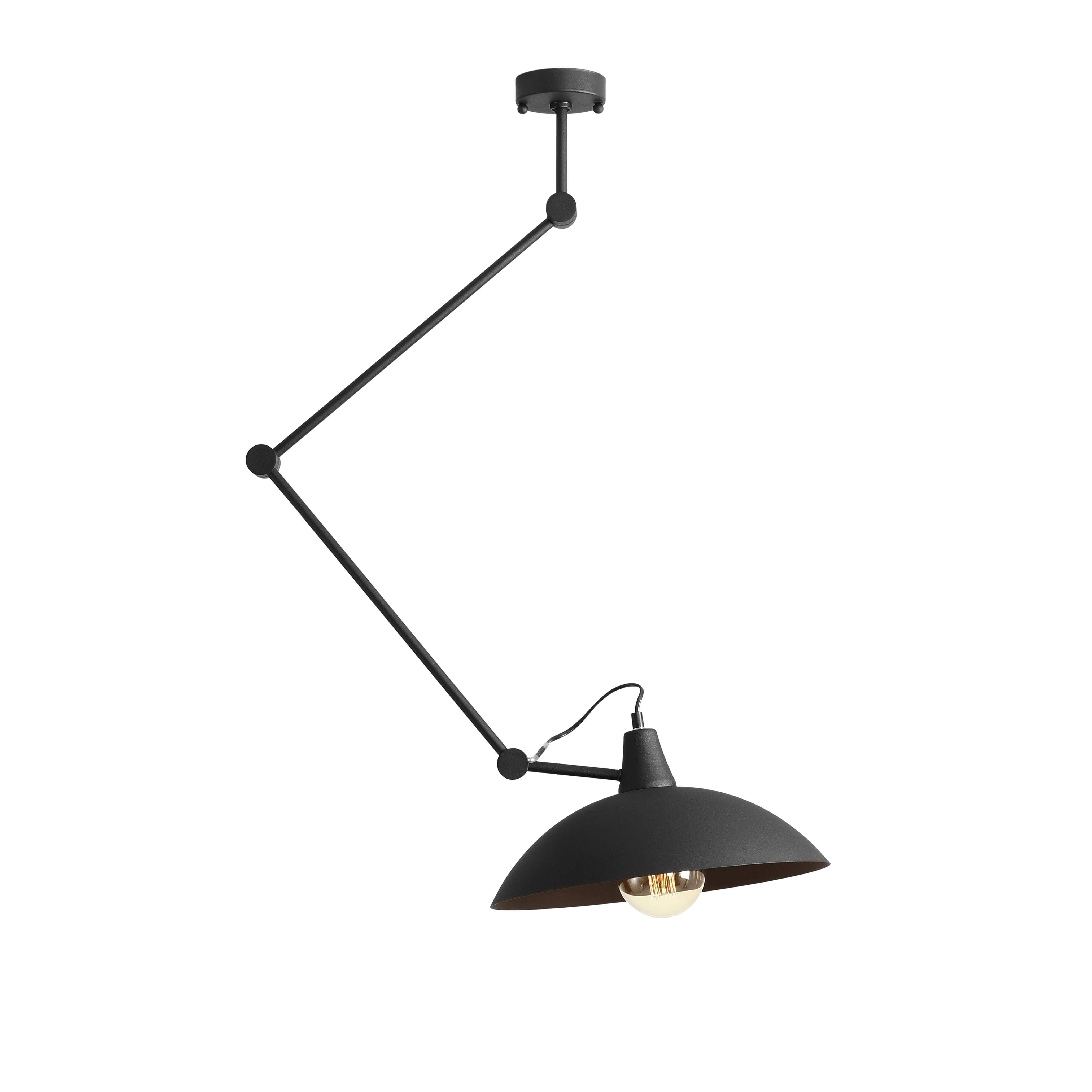 Lampa sufitowa regulowana MELOS czarny – Artera