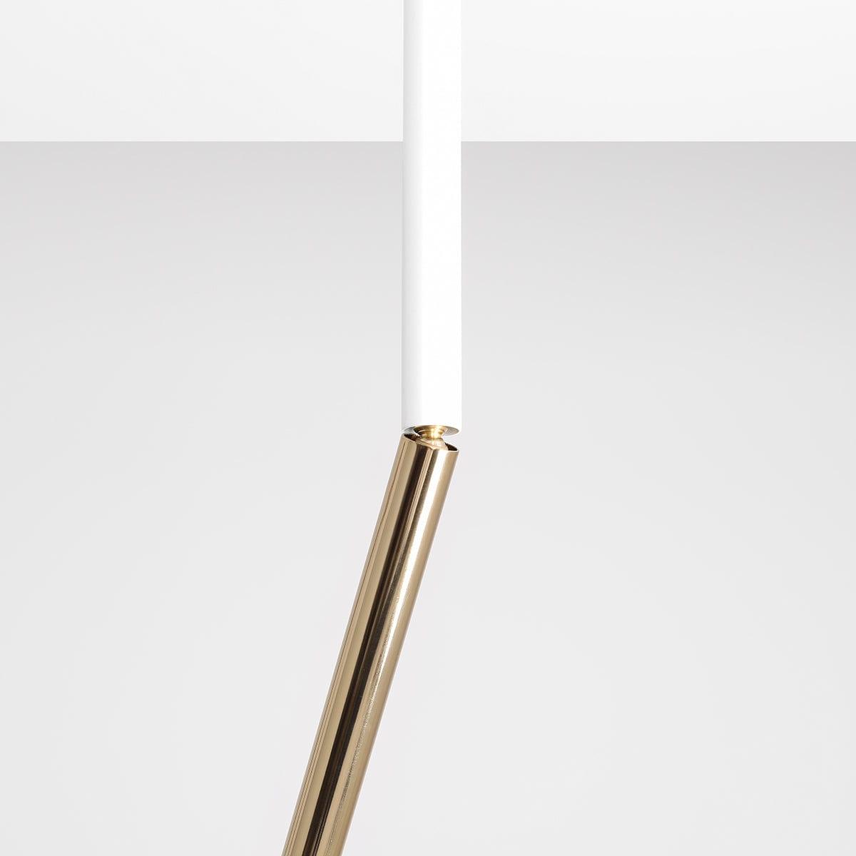 Plafon STICK biały ze złotym wykończeniem Artera Eye on Design