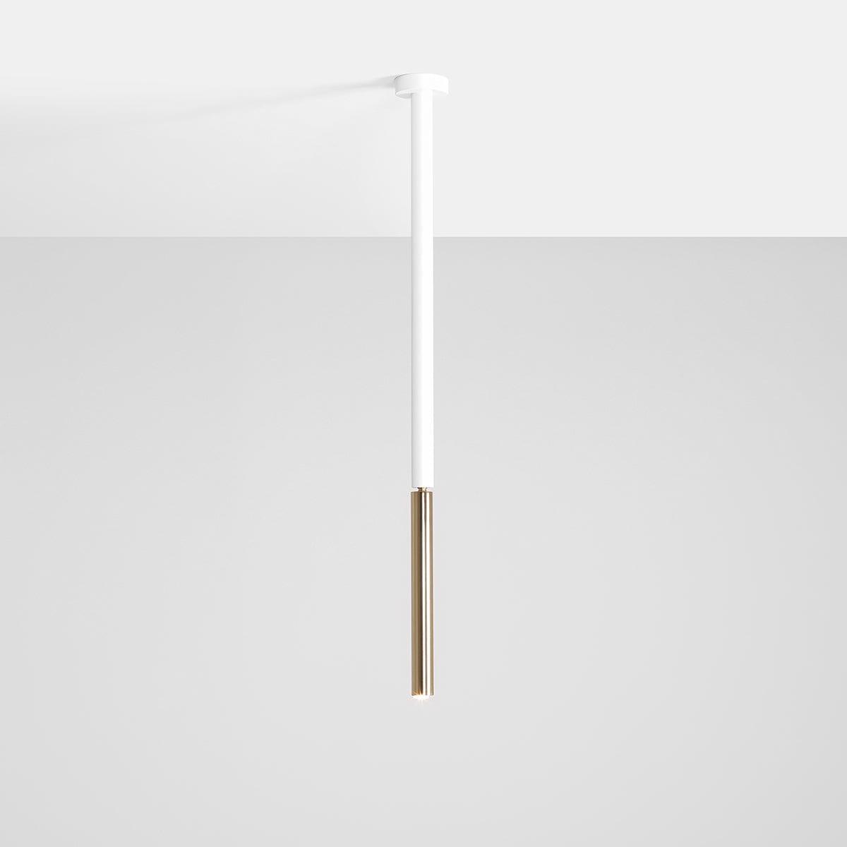 Plafon STICK biały ze złotym wykończeniem Artera Eye on Design