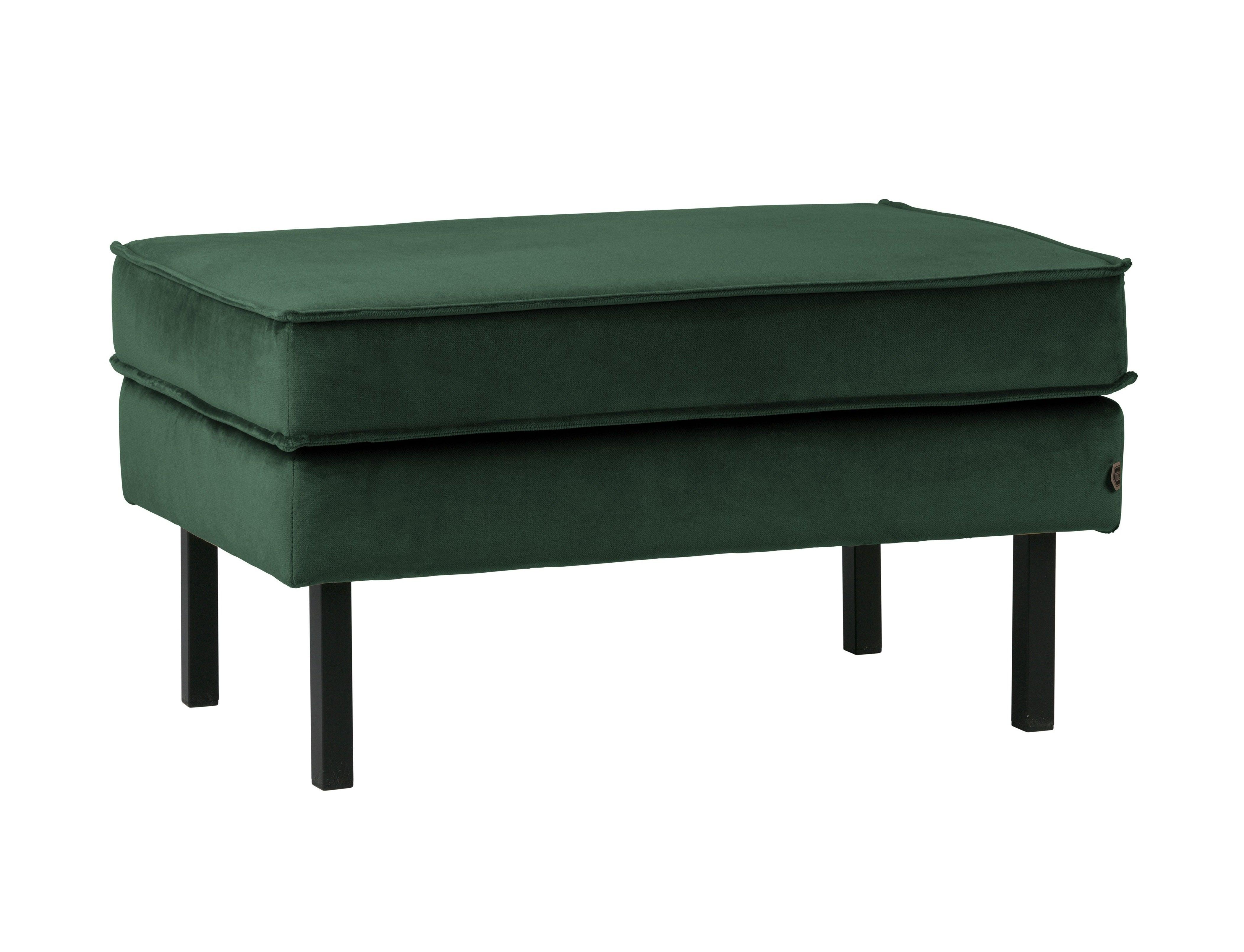 Podnóżek aksamitny RODEO zielony Be Pure Eye on Design