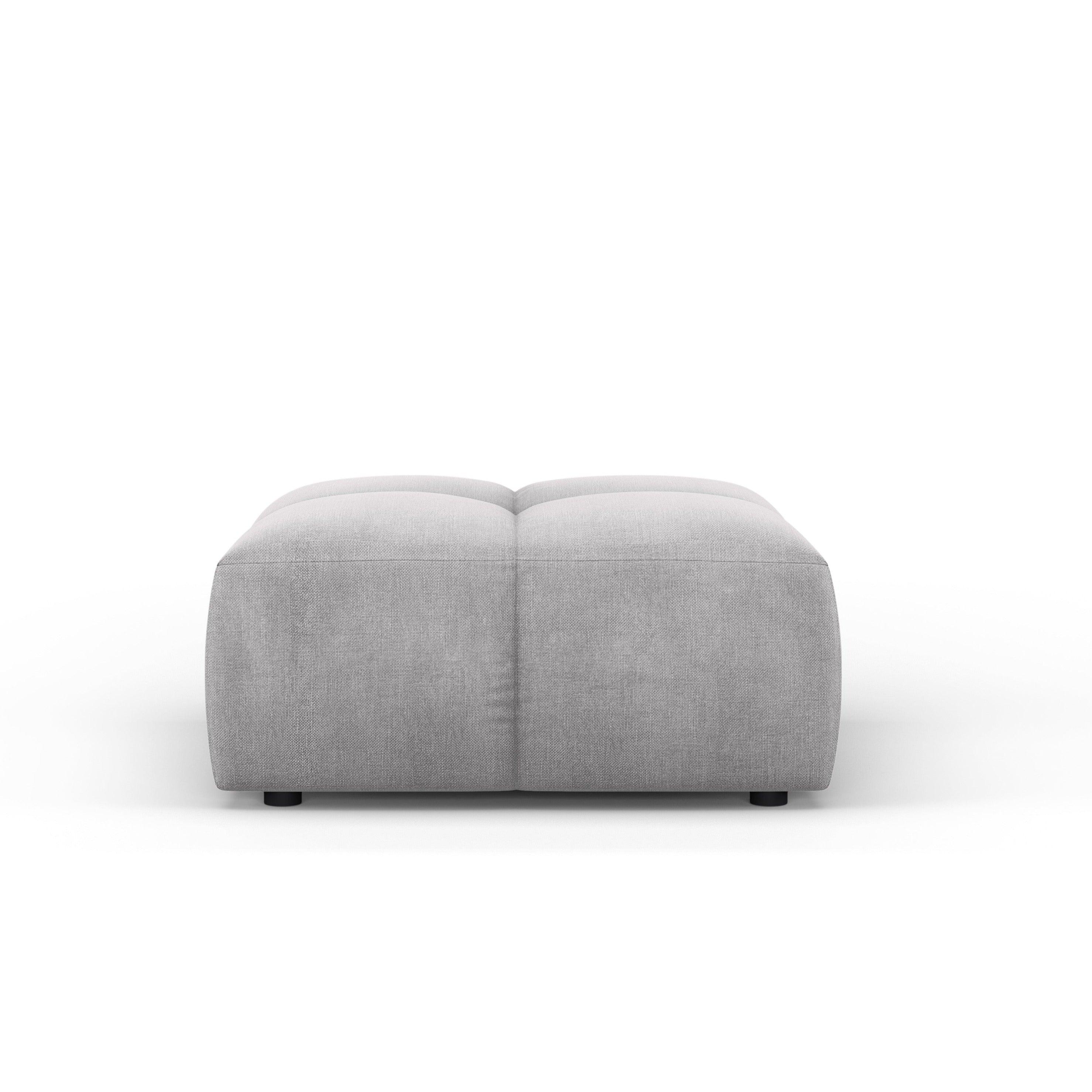 Podnóżek FRANCESCA jasnoszary szenil Milo Casa Eye on Design