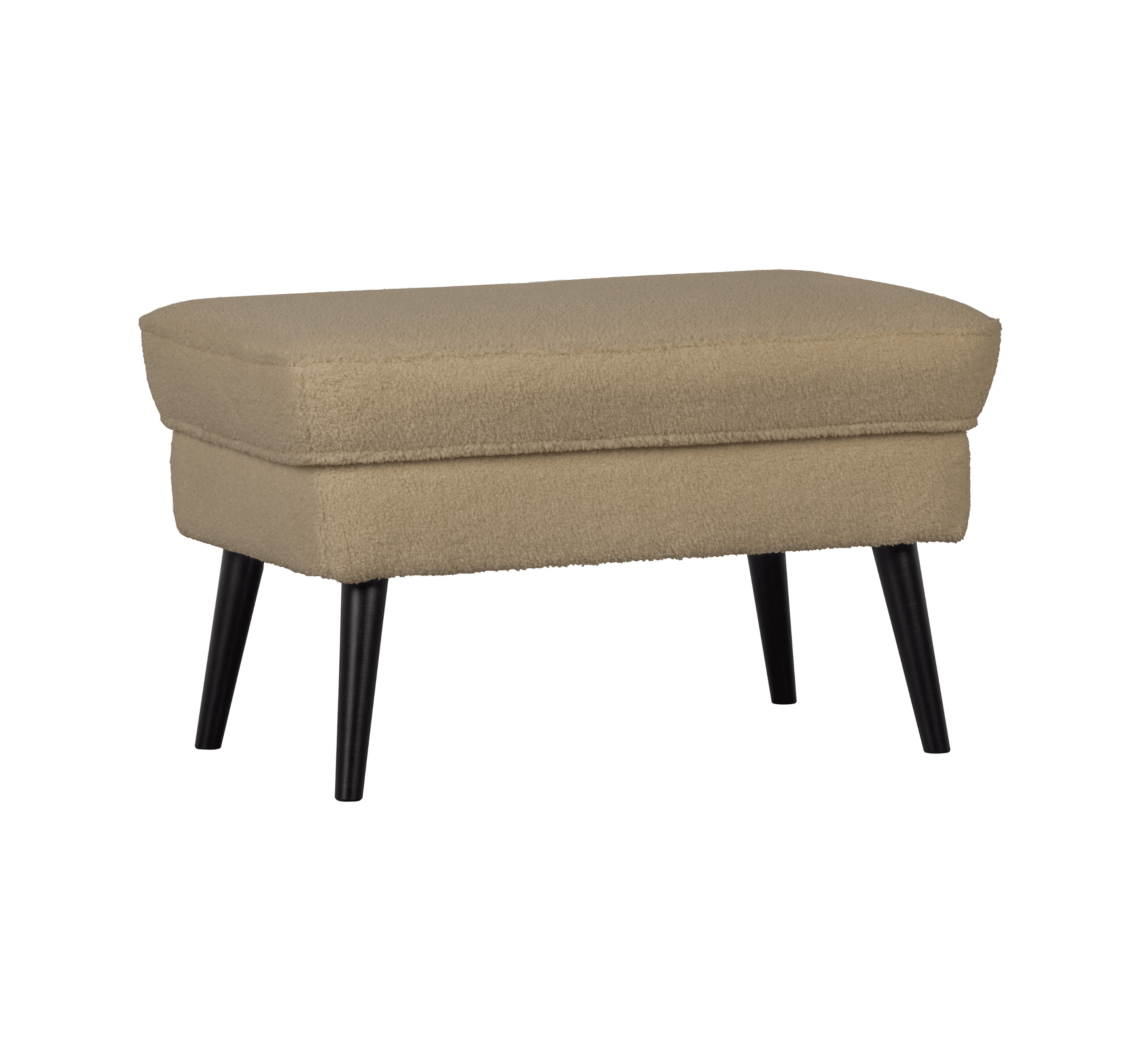 Podnóżek ROCCO piaskowy plusz Woood Eye on Design