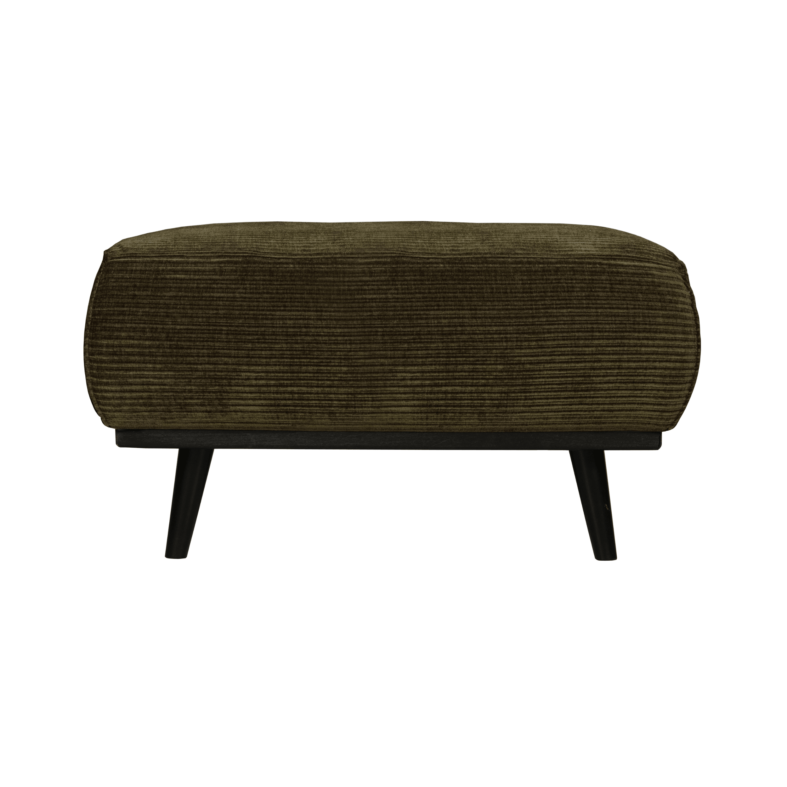 Podnóżek sztruksowy STATEMENT ciemnozielony Be Pure Eye on Design