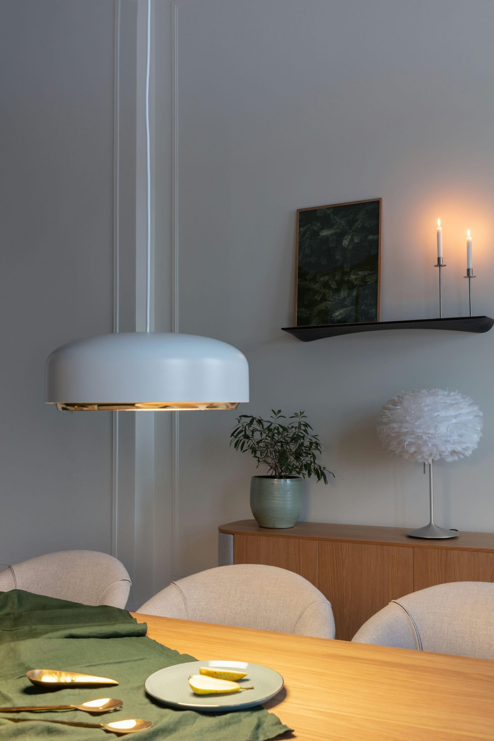Podstawa lampy stołowej SANTE TABLE srebrny – Umage