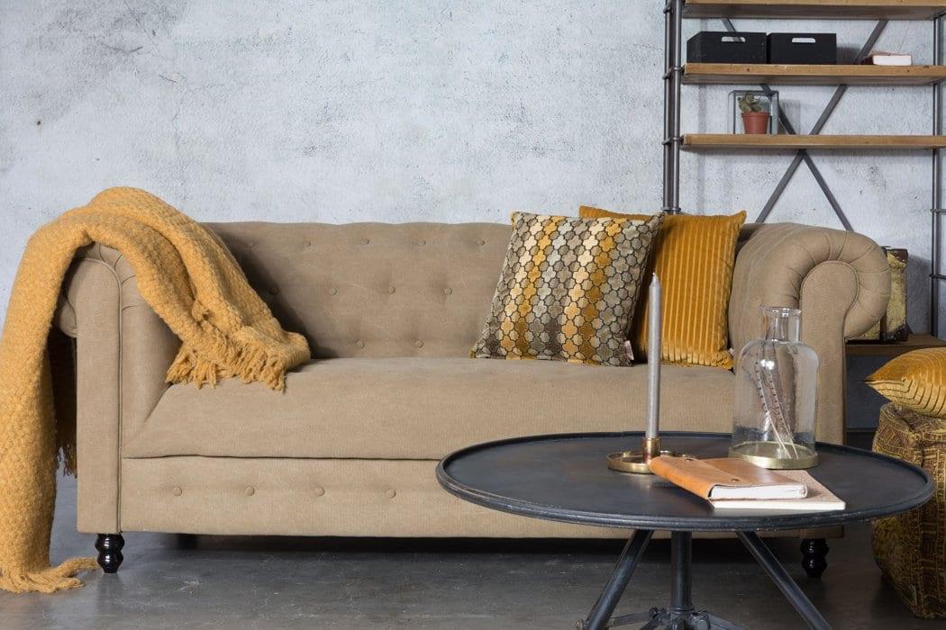 Poduszka DUBAI żółty Dutchbone Eye on Design