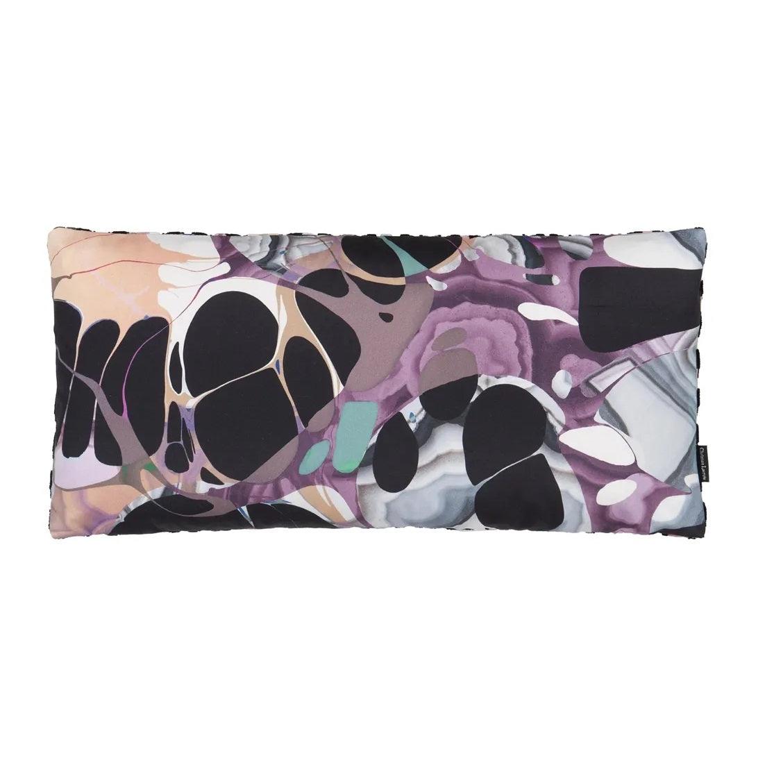 Poduszka dwustronna JAIPUR STRIPE AZUR bawełniana satyna Christian Lacroix Eye on Design