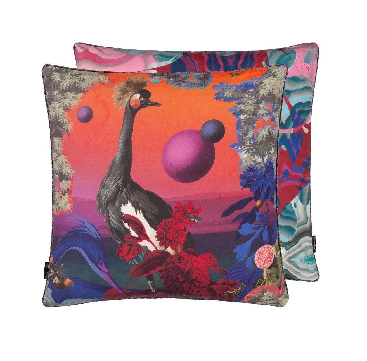 Poduszka dwustronna NOVAFRICA SUNSET bawełniana satyna Christian Lacroix Eye on Design