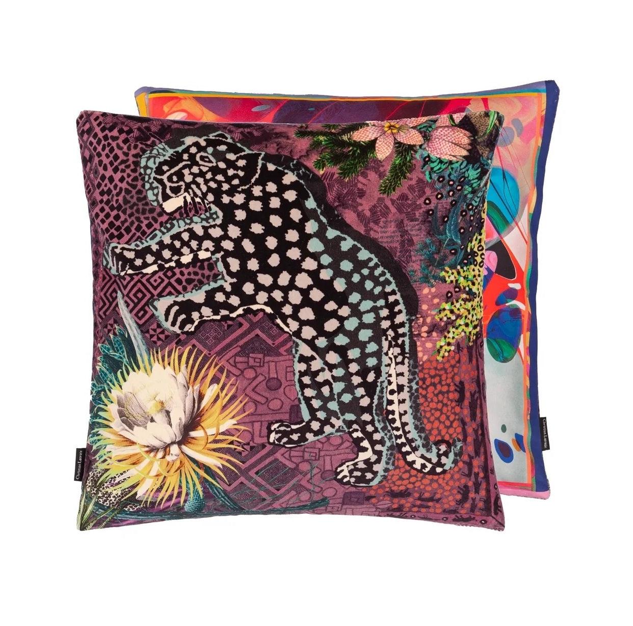 Poduszka dwustronna PANTERA bawełniana satyna Christian Lacroix Eye on Design