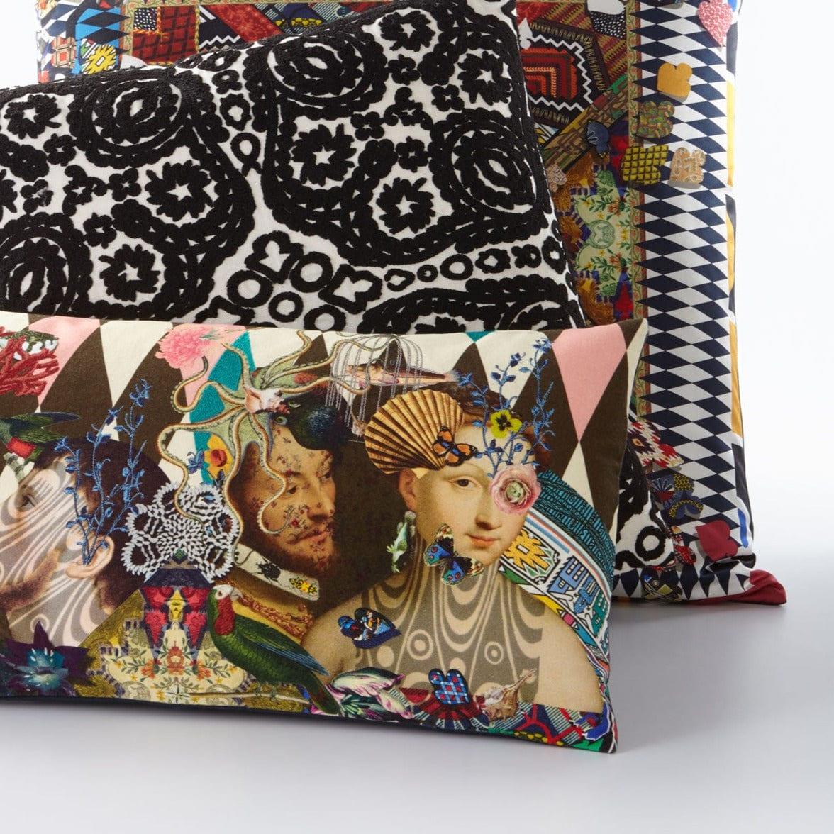 Poduszka LE CURIEUX ARGILE bawełniana satyna Christian Lacroix Eye on Design