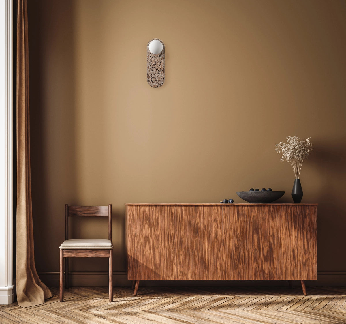 Oval Wall Lamp LEGRA Cream